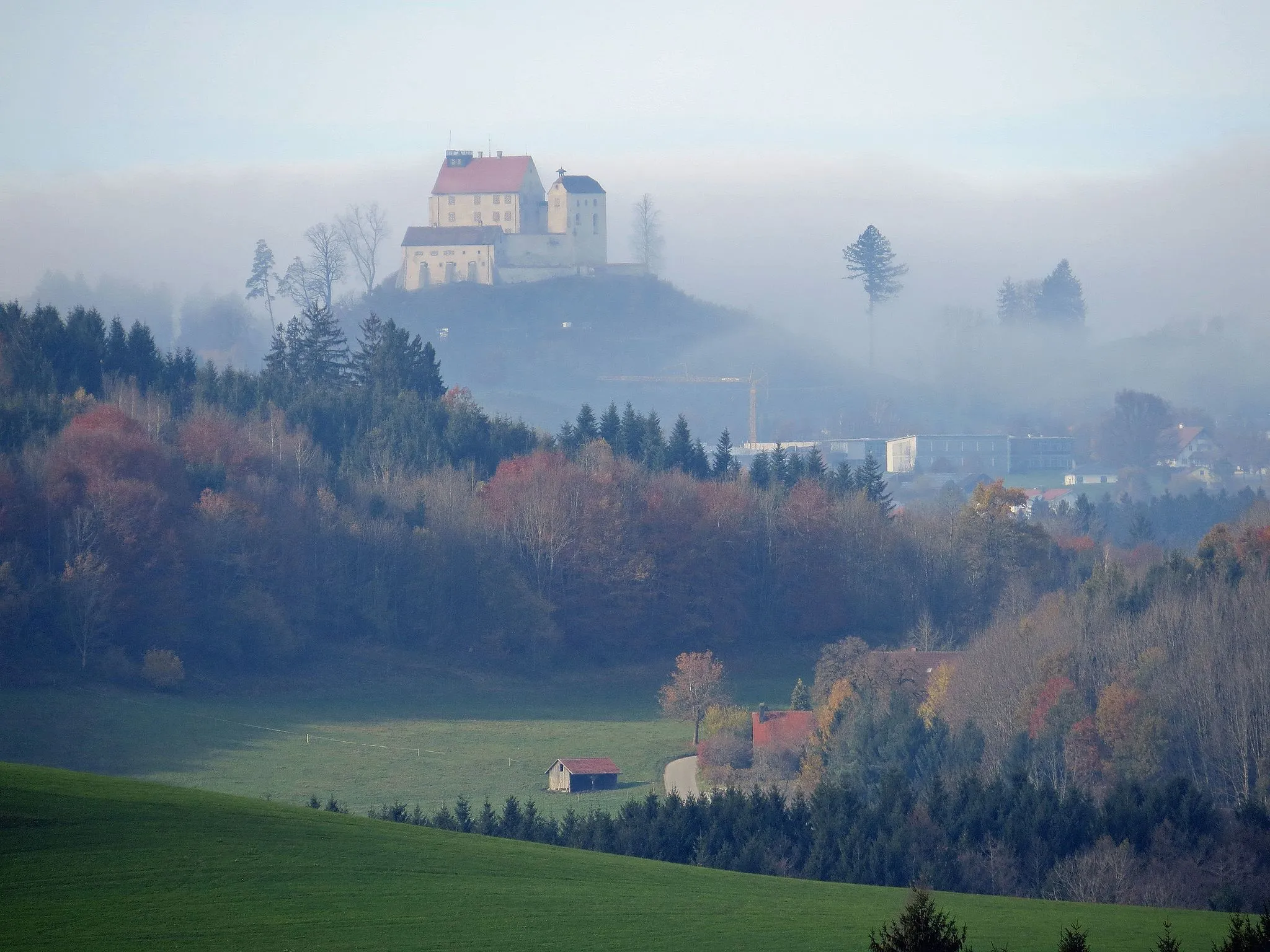 Photo showing: Waldburg von Südosten