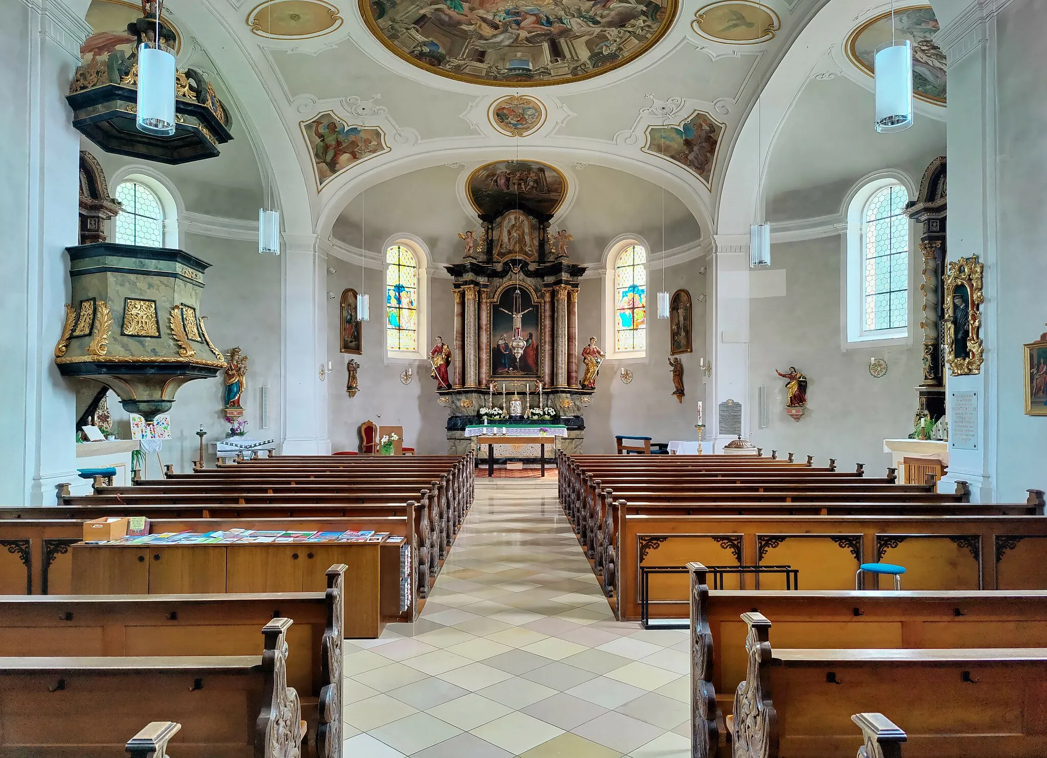 Photo showing: Katholische Pfarrkirche St. Martin Westerstetten, Alb-Donau-Kreis, Baden-Württemberg, Deutschland