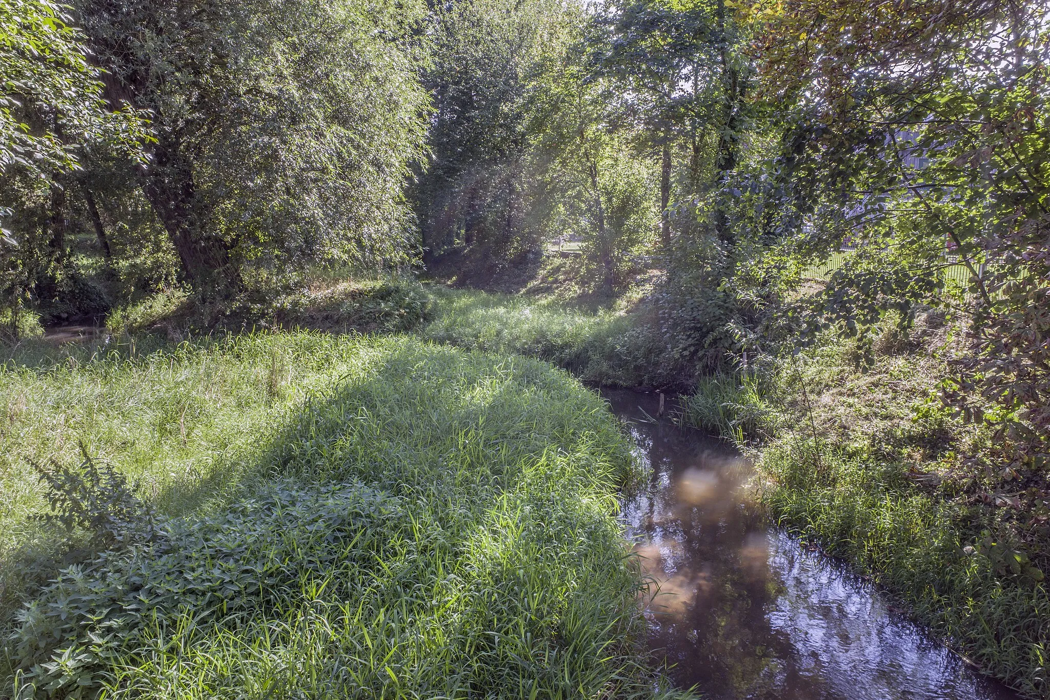 Photo showing: Der Ebelsbach beim Rosengäßchen in Ebelsbach