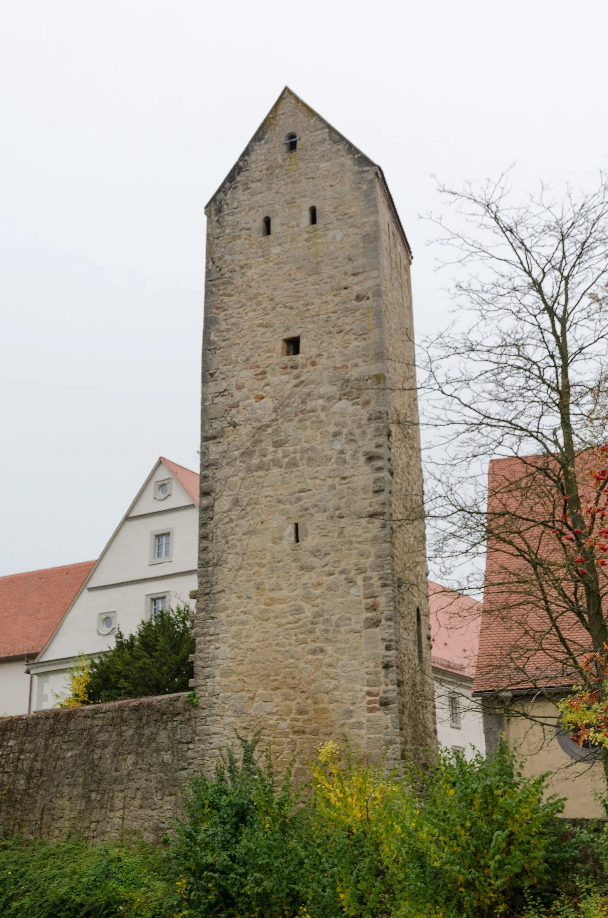 Photo showing: Stadtmauer Fladungen