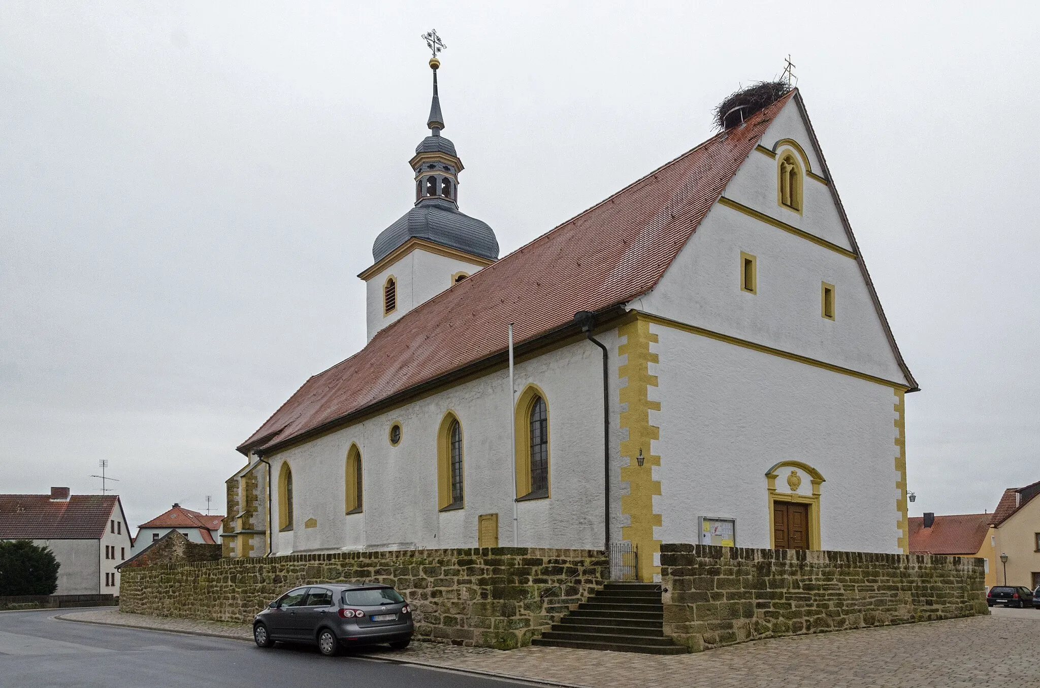 Photo showing: Geiselwind, Pfarrkirche St. Burkard