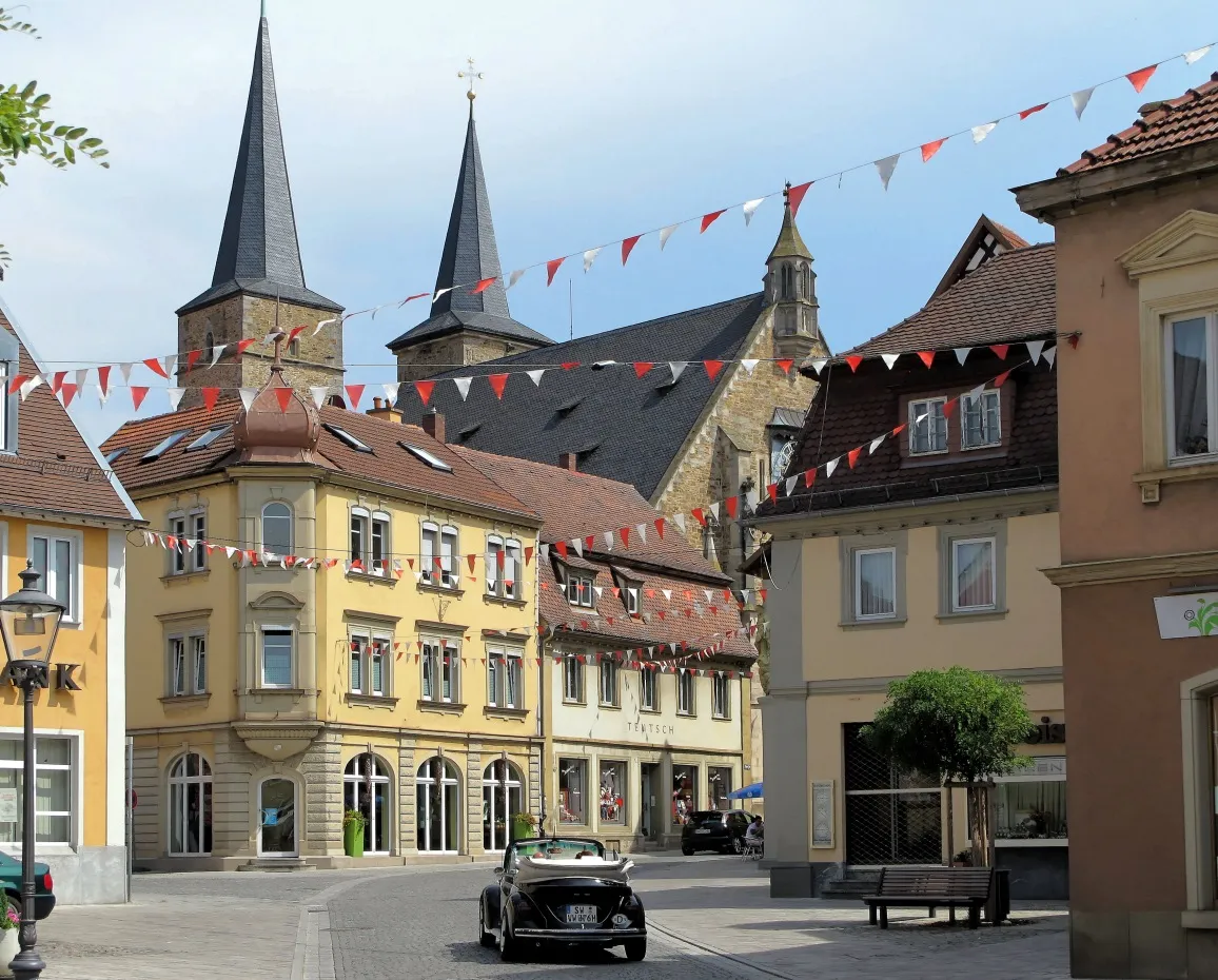 Photo showing: City "Gerolzhofen", Street "Marktstraße"