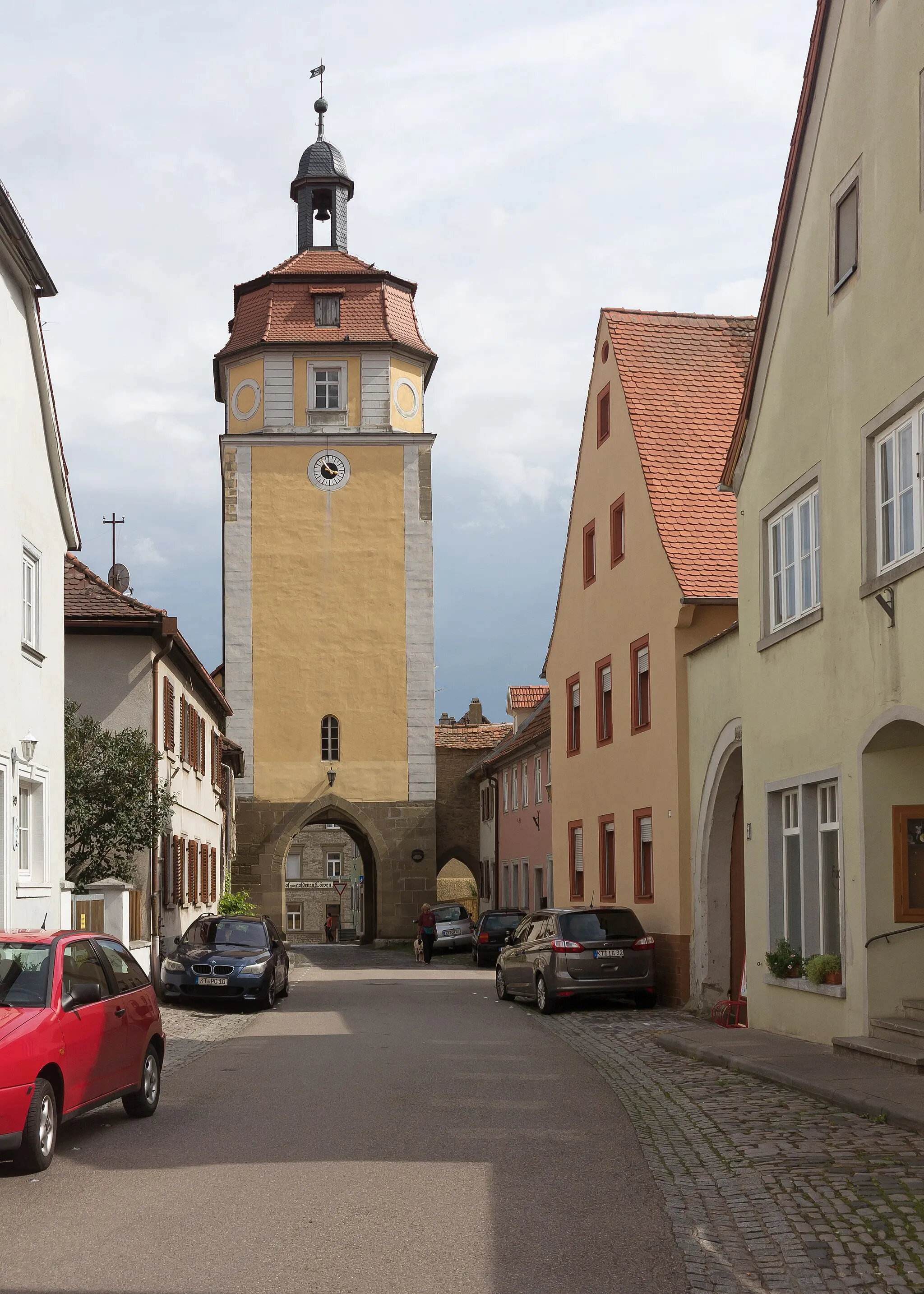 Photo showing: Mainbernheim, towngate: das Oberestor