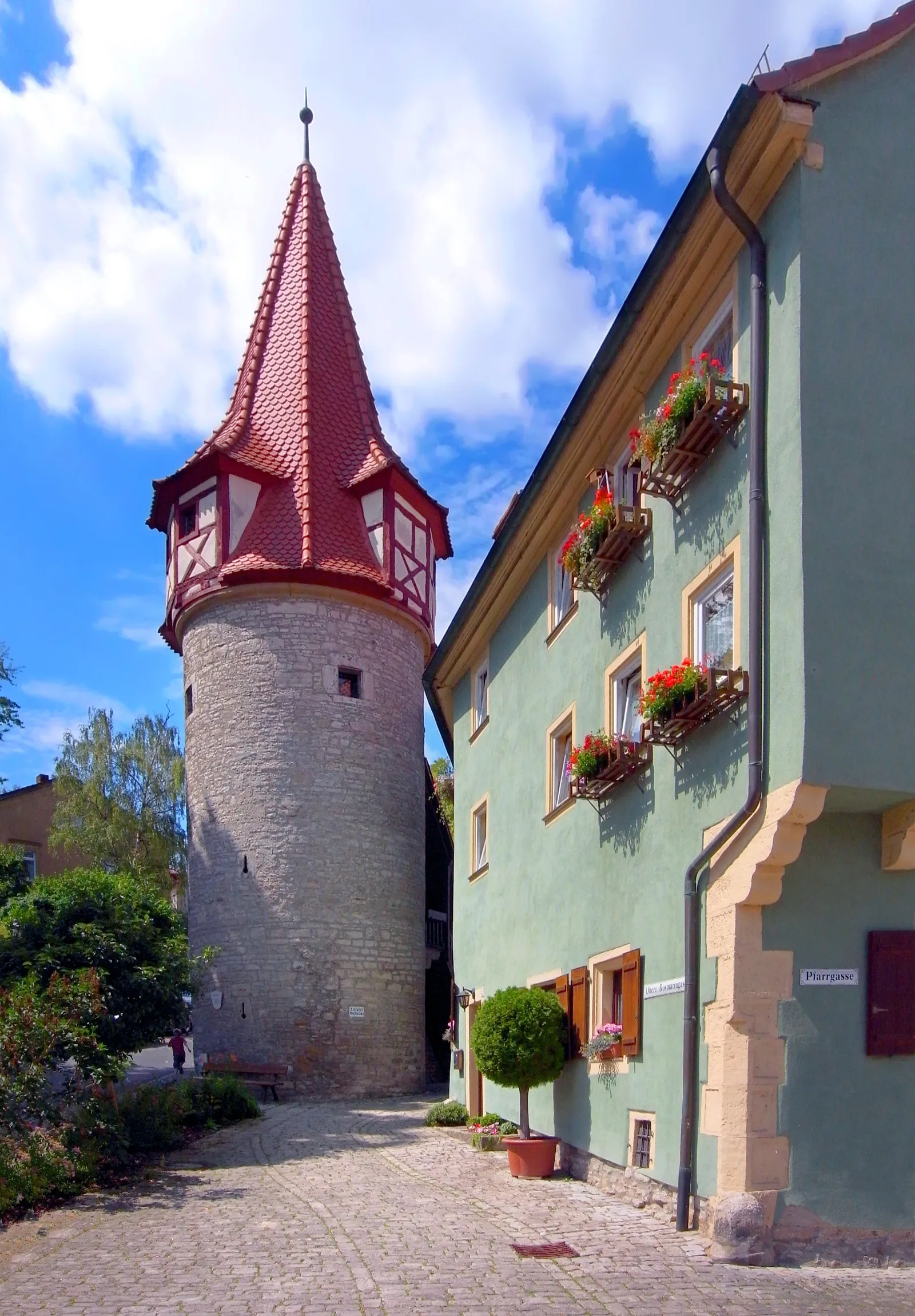 Photo showing: town wall tower Flurersturm