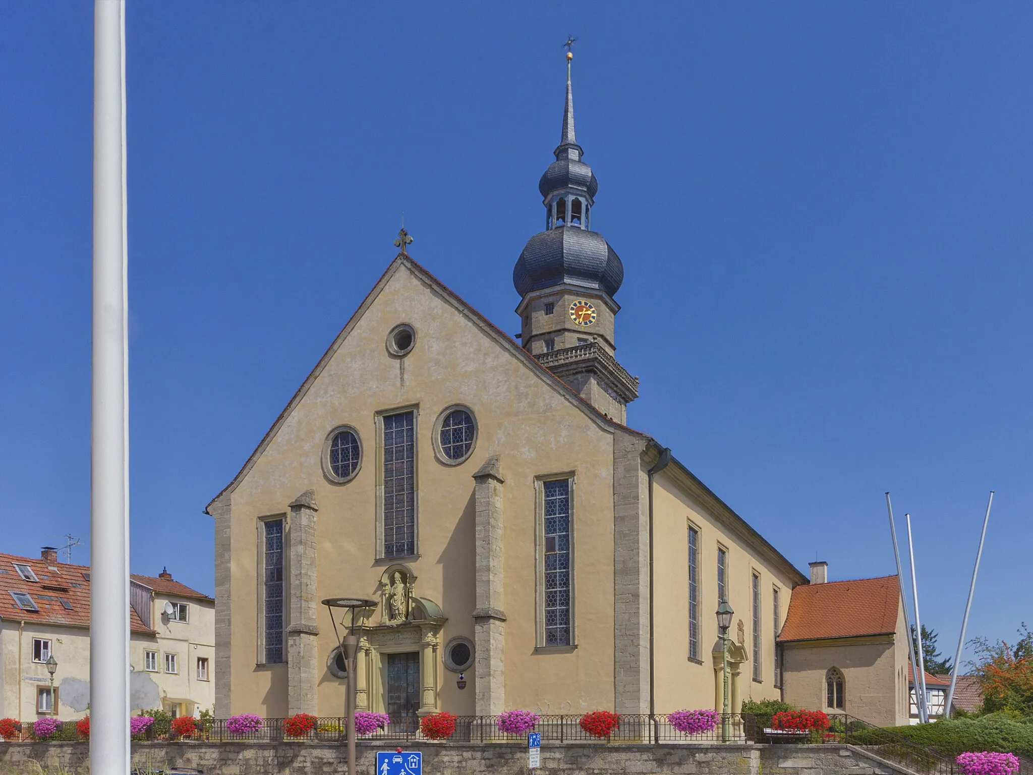 Photo showing: Stadtpfarrkirche St. Kilian in Mellrichstadt, Deutschland