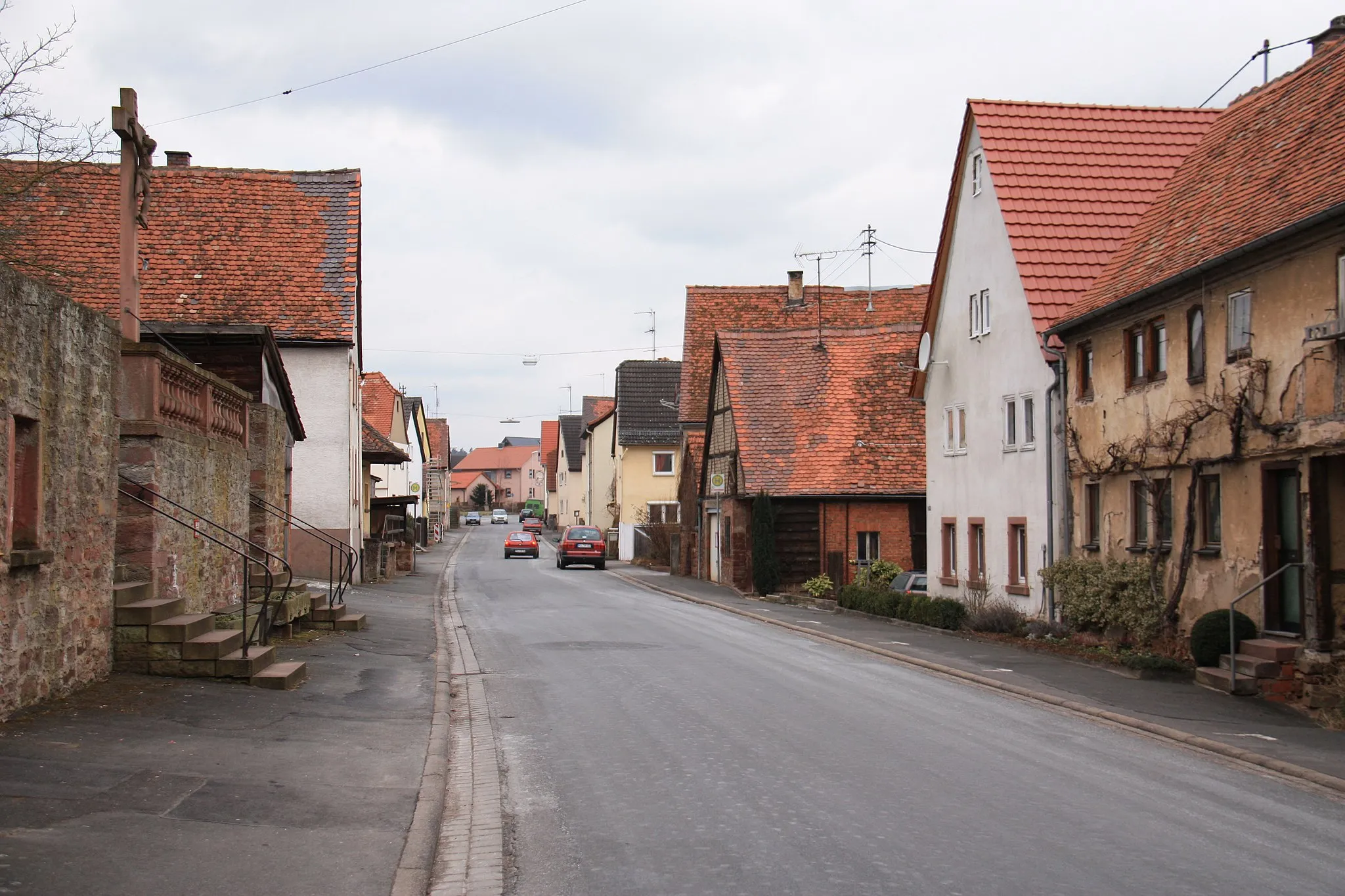 Photo showing: Die Hauptstraße von Schmachtenberg