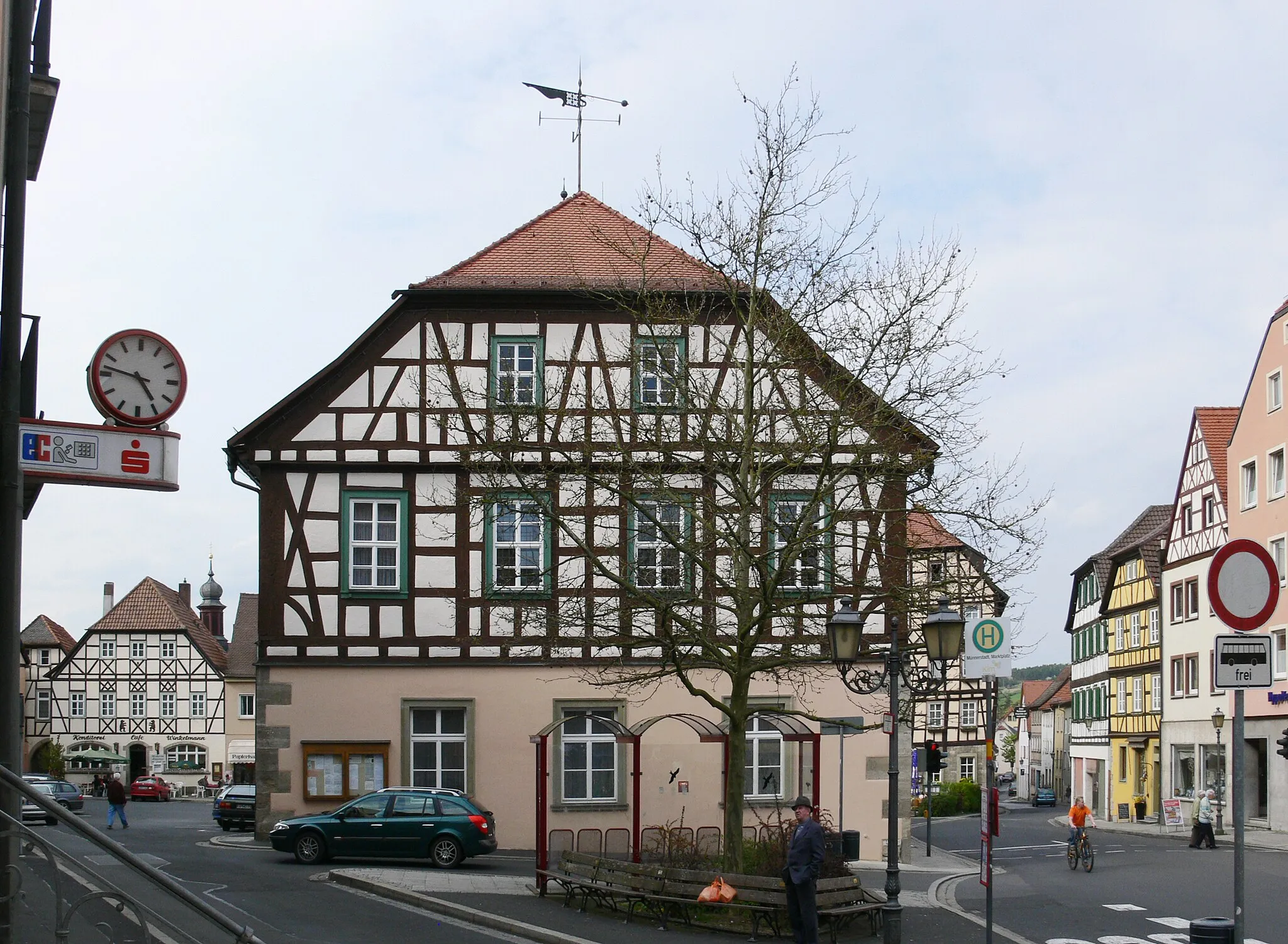 Photo showing: Münnerstadt, Marktplatz, Rathaus