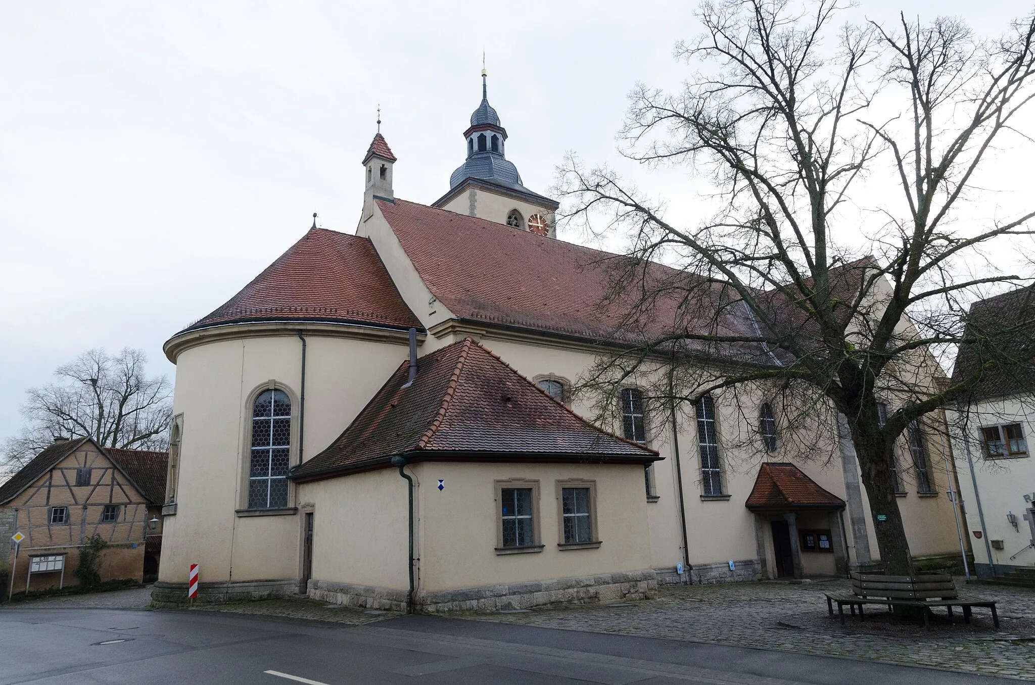 Photo showing: Oberstreu, Katholische Pfarrkirche St. Andreas