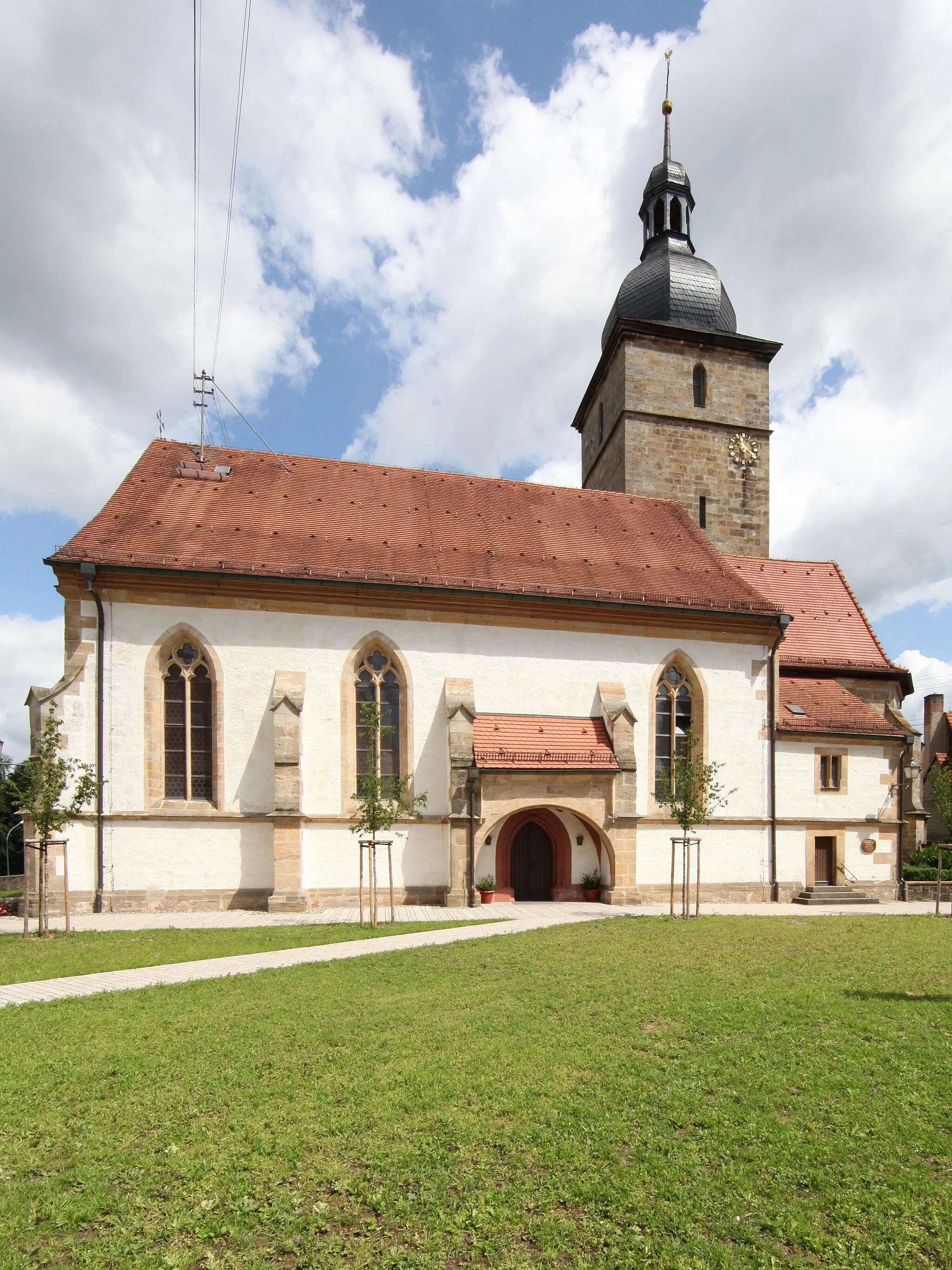 Photo showing: Katholische Pfarrkirche St. Kilian in Pfarrweisach, Bayern