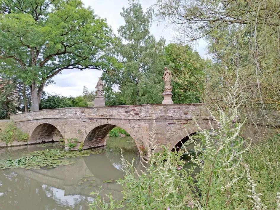 Photo showing: Stonebridge at Findelbergweg in Saal at Saale