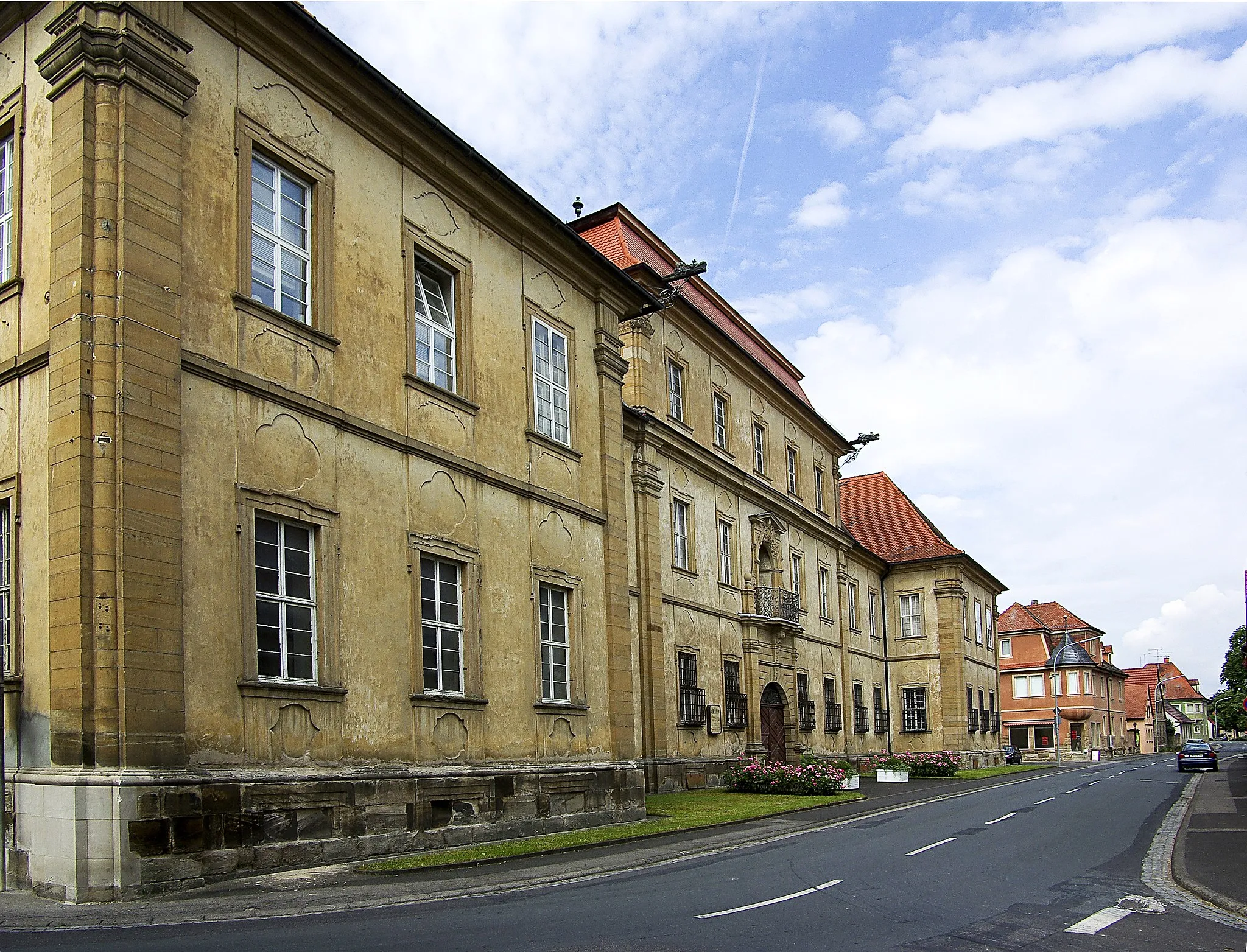 Photo showing: Ehemalige Ebracher Amtsvogtei (Amtsschloss); Wilhelm-Behr-Straße 34 in Sulzheim / Unterfranken