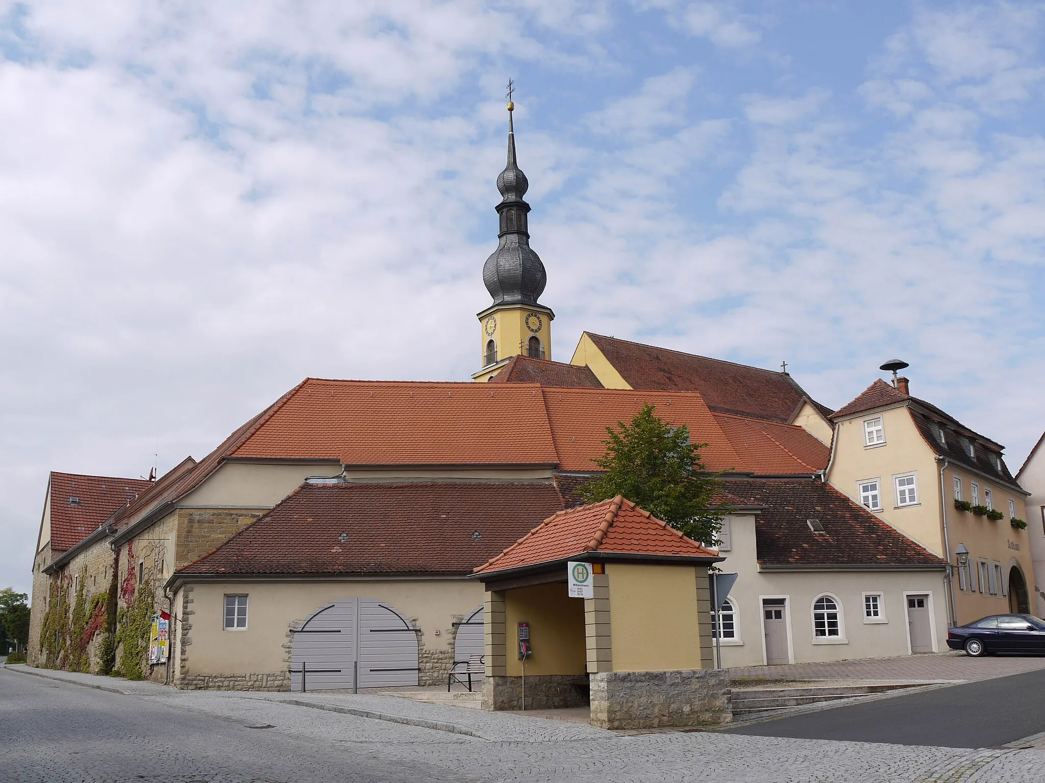 Photo showing: Kirchenburg in Willanzheim, Unterfranken