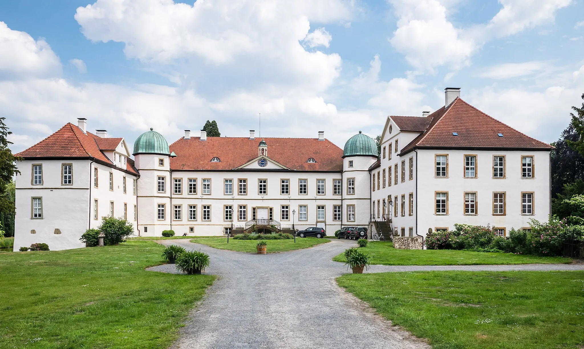 Photo showing: Hünnefeld Castle near Bad Essen. Osnabrück Land, Lower Saxony, Germany