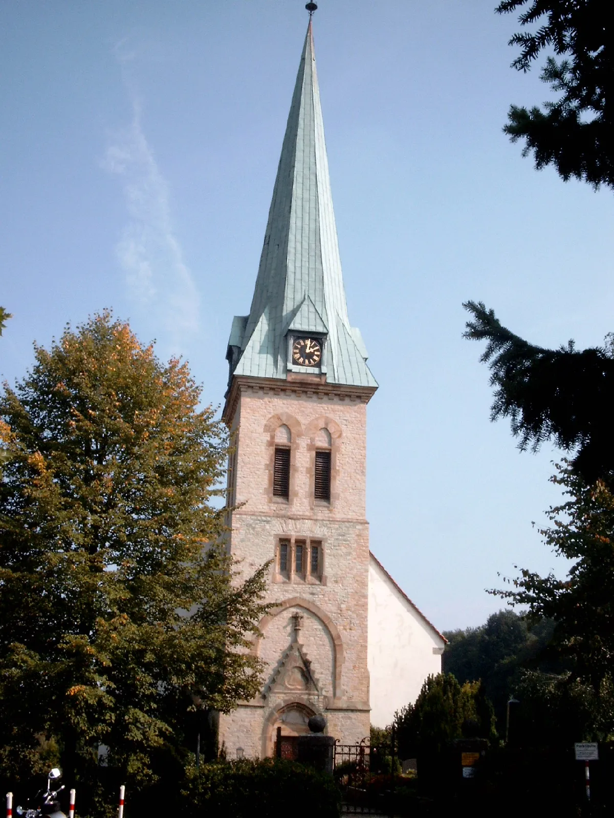 Photo showing: Die Kirche der evangelischen Gemeinde in 49143 Bissendorf: Achelriede