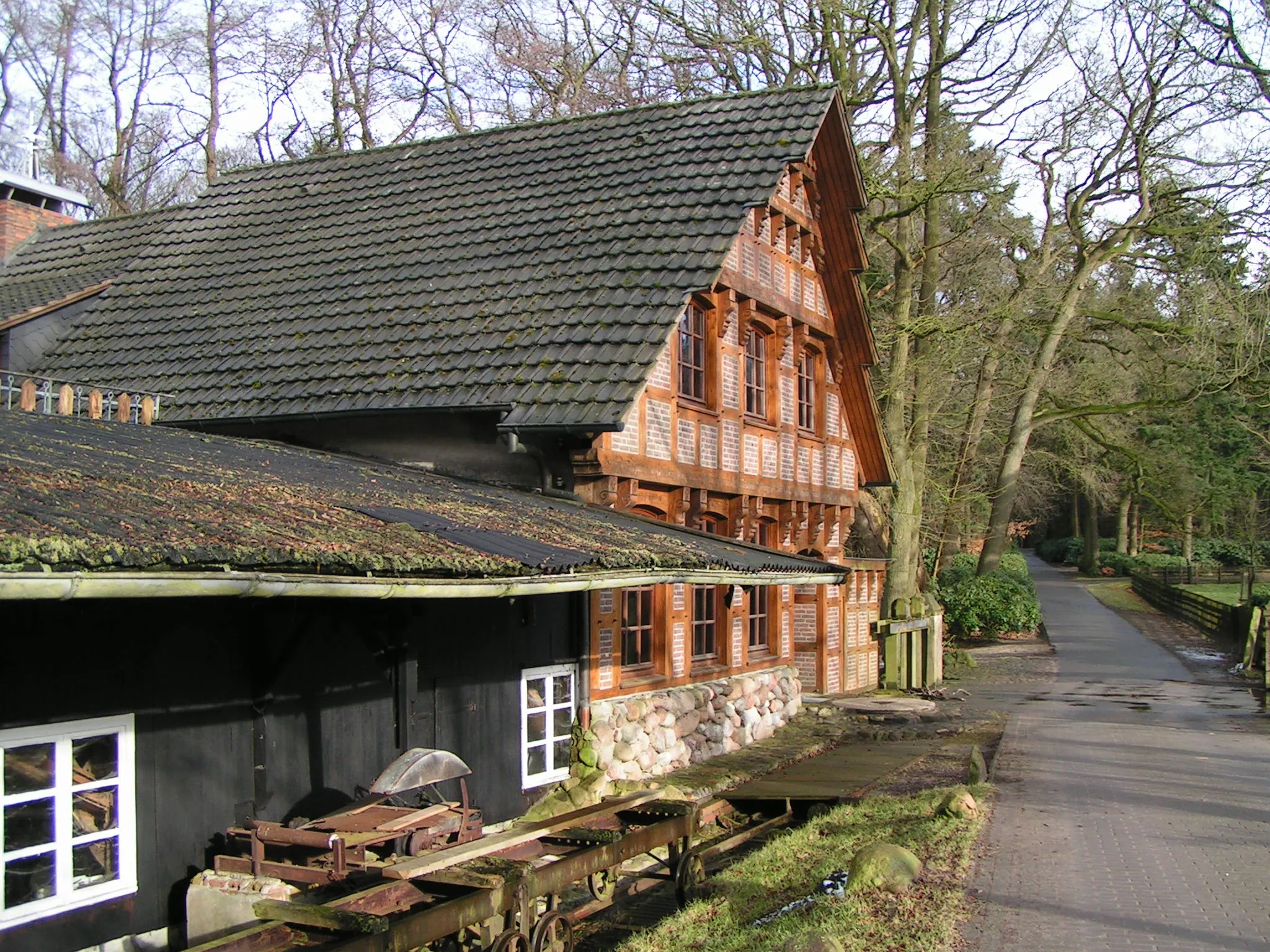 Photo showing: Kokenmühle im Naturschutzgebiet "Bäken der Endeler und Holzhauser Heide" bei Endel (Gemeinde Visbek, Landkreis Vechta, Niedersachsen)