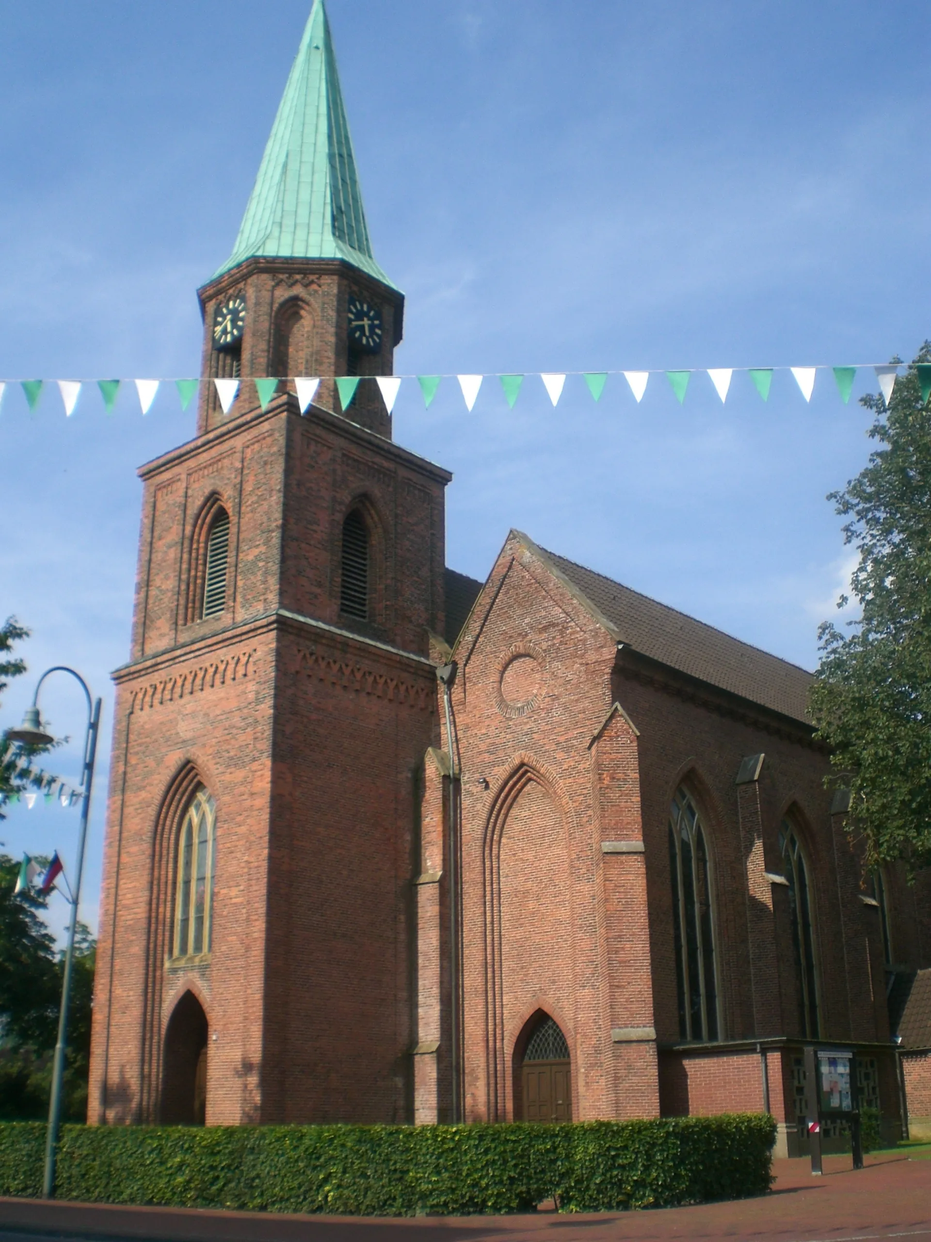 Photo showing: The catholic church in Holdorf, Lower Saxony, Germany