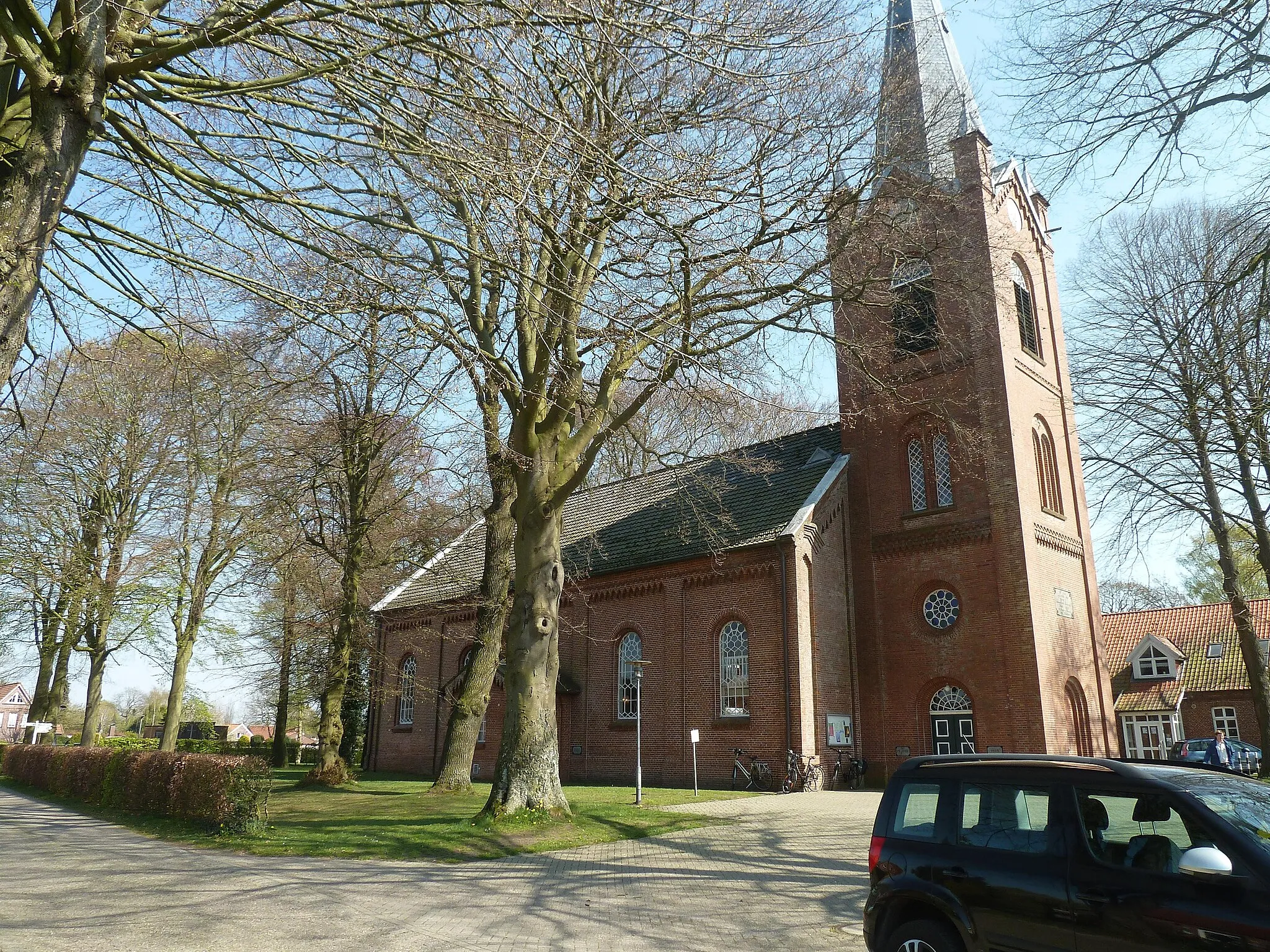 Photo showing: Kirche in Mittegroßefehn, Landkreis Aurich, Ostfriesland