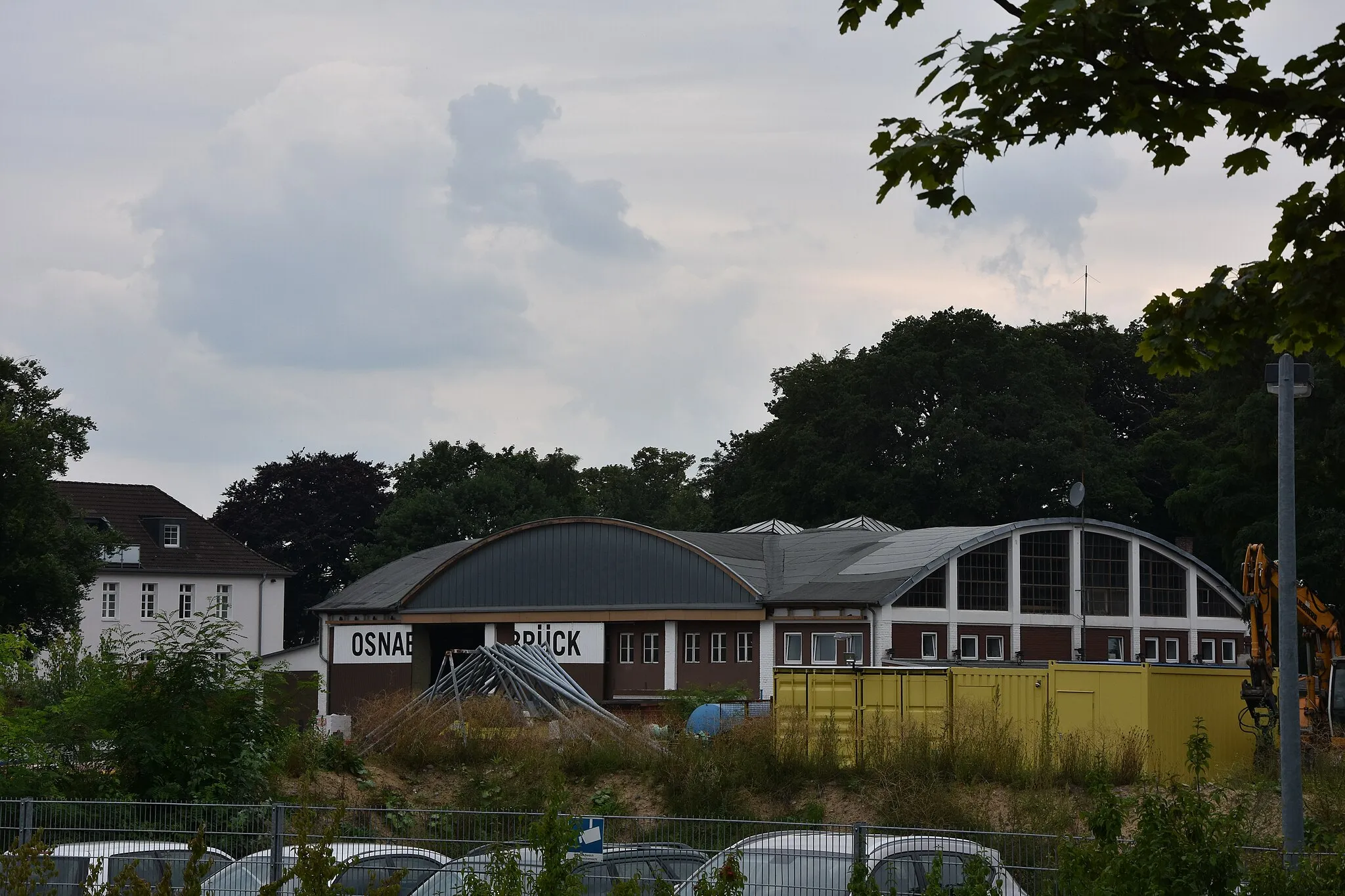 Photo showing: Alter Flugzeughangar Osnabrück Hafen