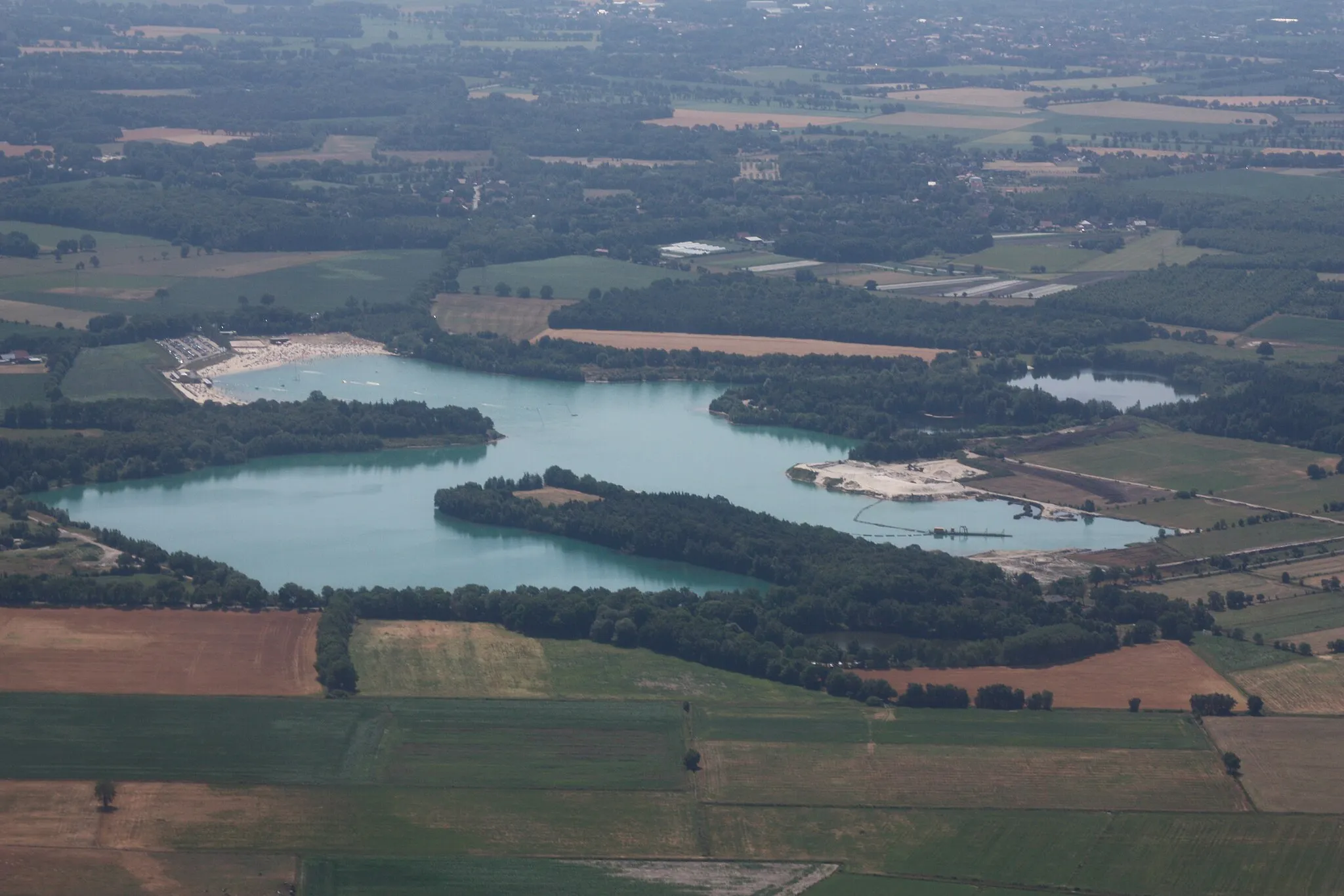 Photo showing: Flug über Rastede; von Varel kommend nach Oldenburg; Flughöhe 500 m = 1500 ft; Juli 2010