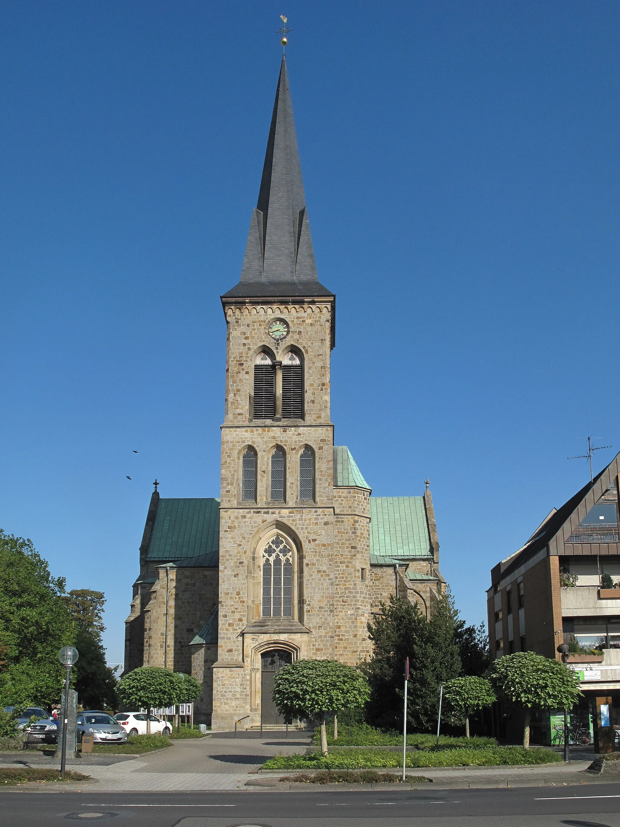 Photo showing: Salzbergen, church: Kirche Sankt Cyriakus