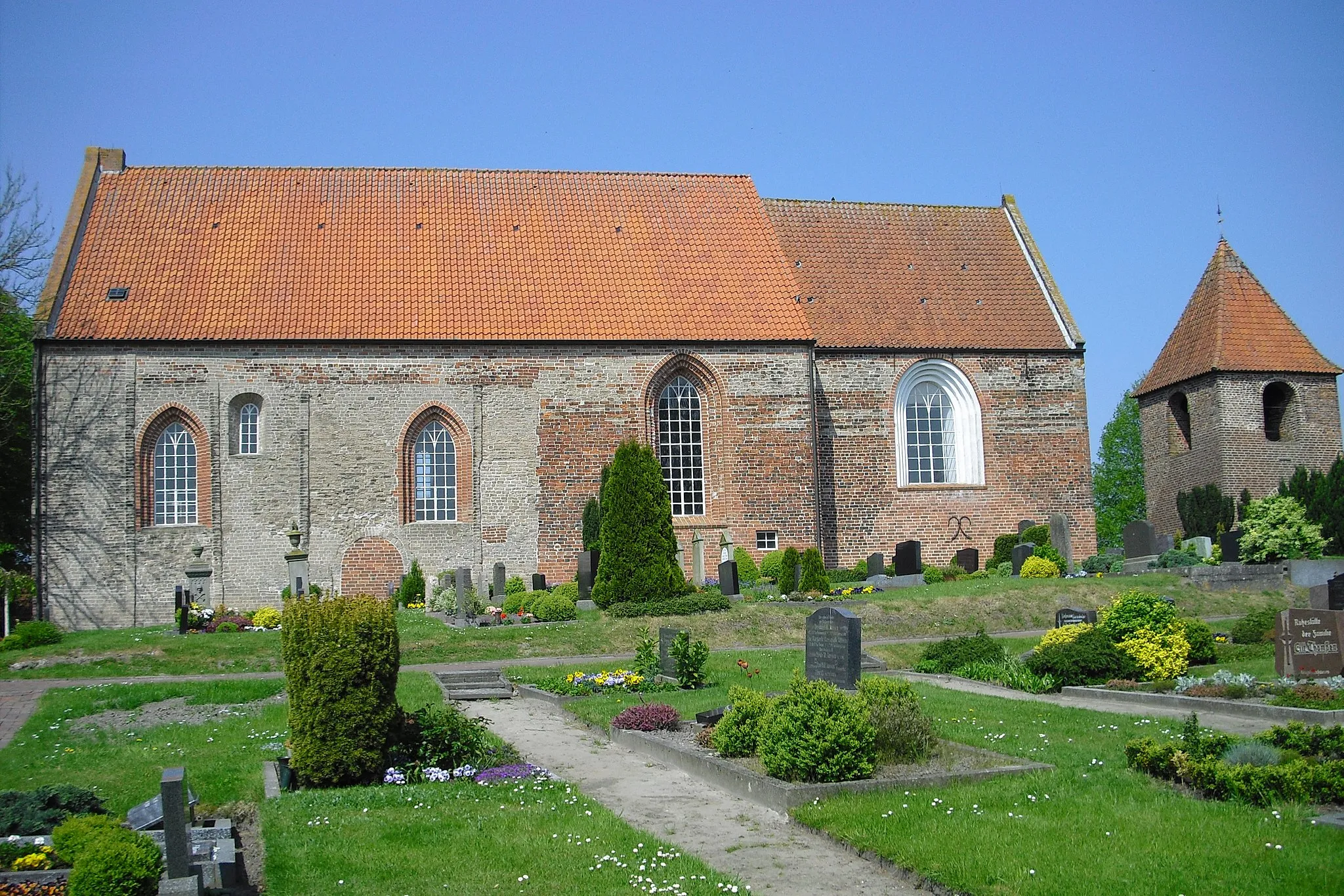 Photo showing: St. Ägidien-Kirche Stedesdorf, Samtgemeinde Esens