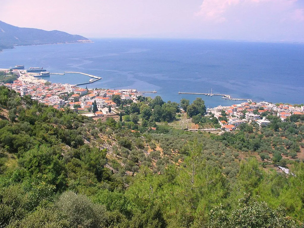 Photo showing: Limenas in Thasos island, Greece.