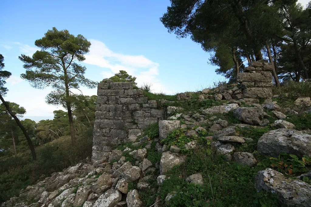 Photo showing: Αρχαία Λιμναία, δυτική πλευρά.