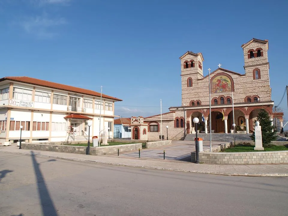 Photo showing: Saint Demetrius Church in Neos Skopos