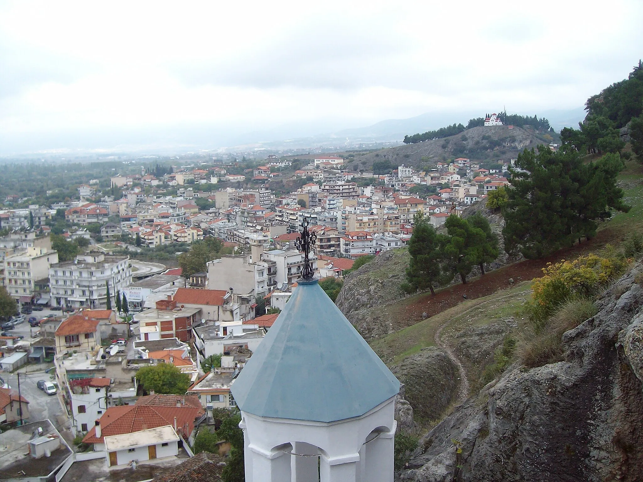 Photo showing: General view of Sidirokastro (Valovishta), Greece