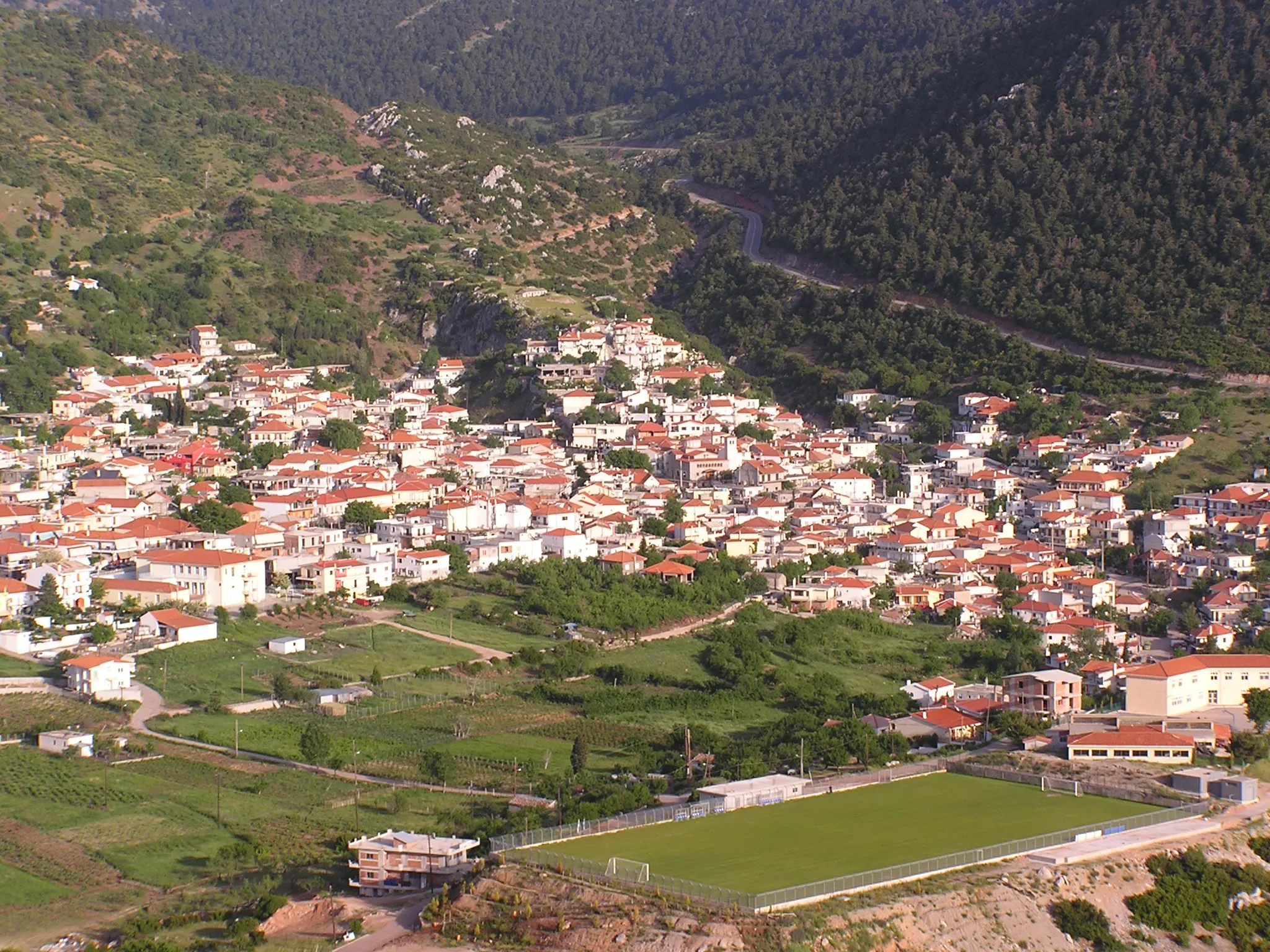Photo showing: Το Κυριάκι Βοιωτίας
