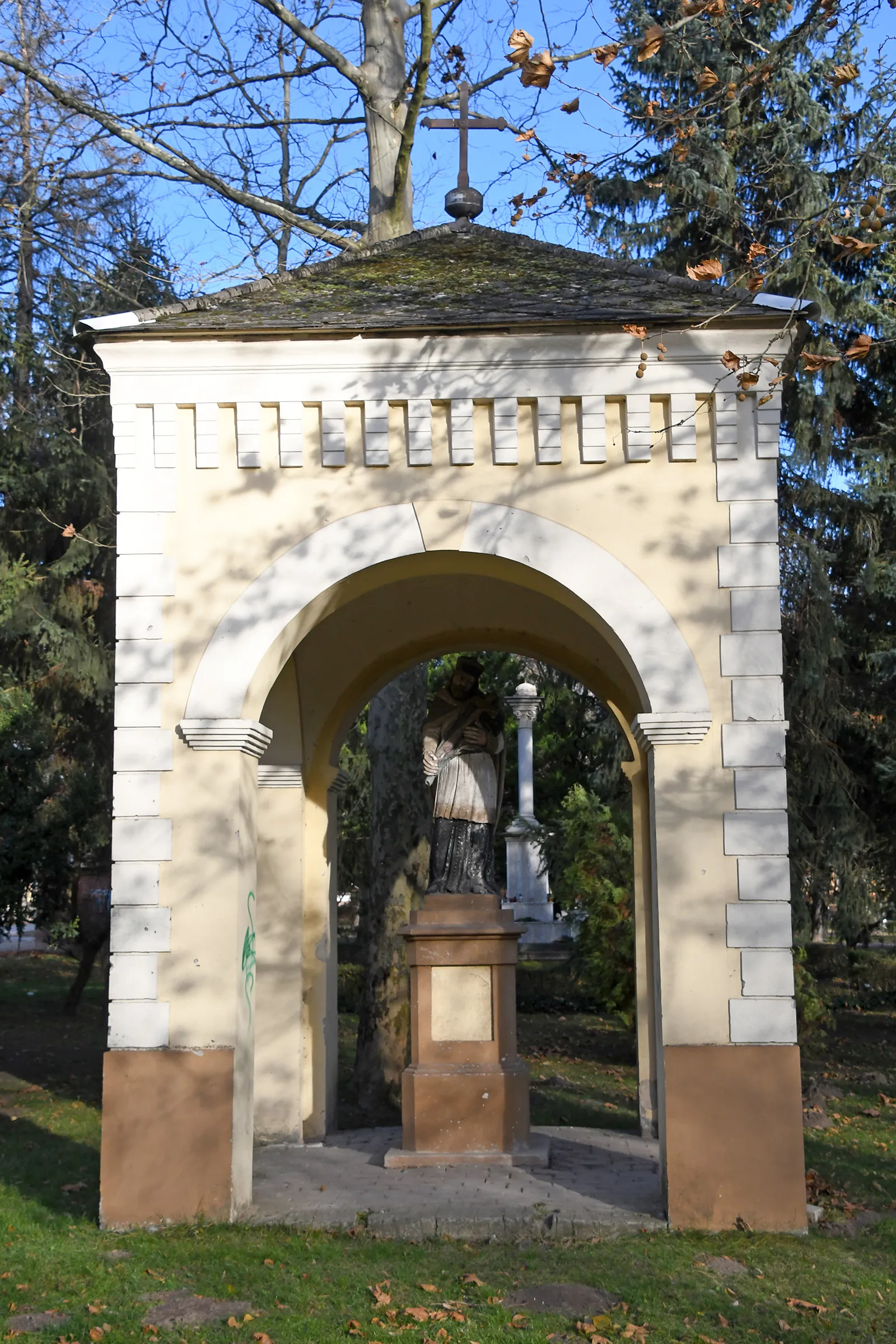 Photo showing: Statue of Saint John of Nepomuk in Jánoshalma