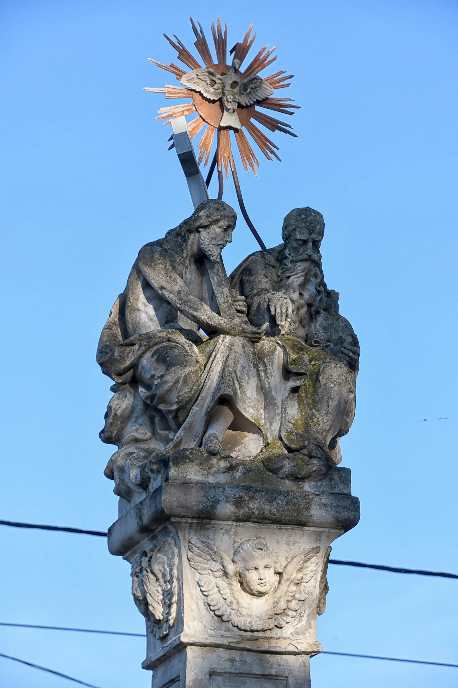 Photo showing: Holy Trinity column in Kecel