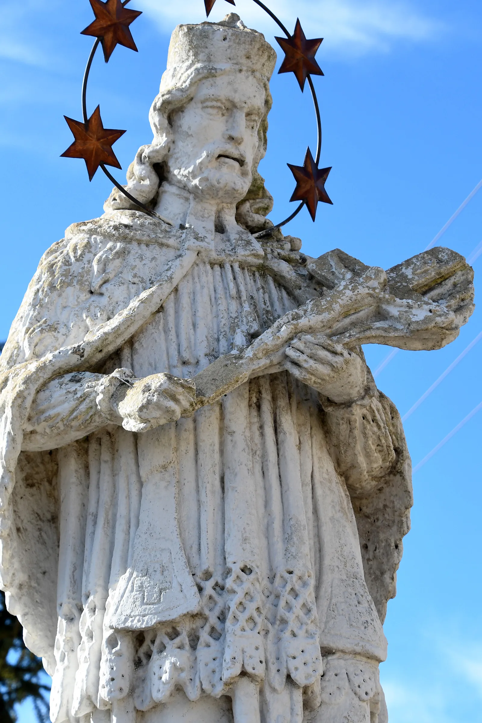 Photo showing: Statue of Saint John of Nepomuk in Madaras, Hungary