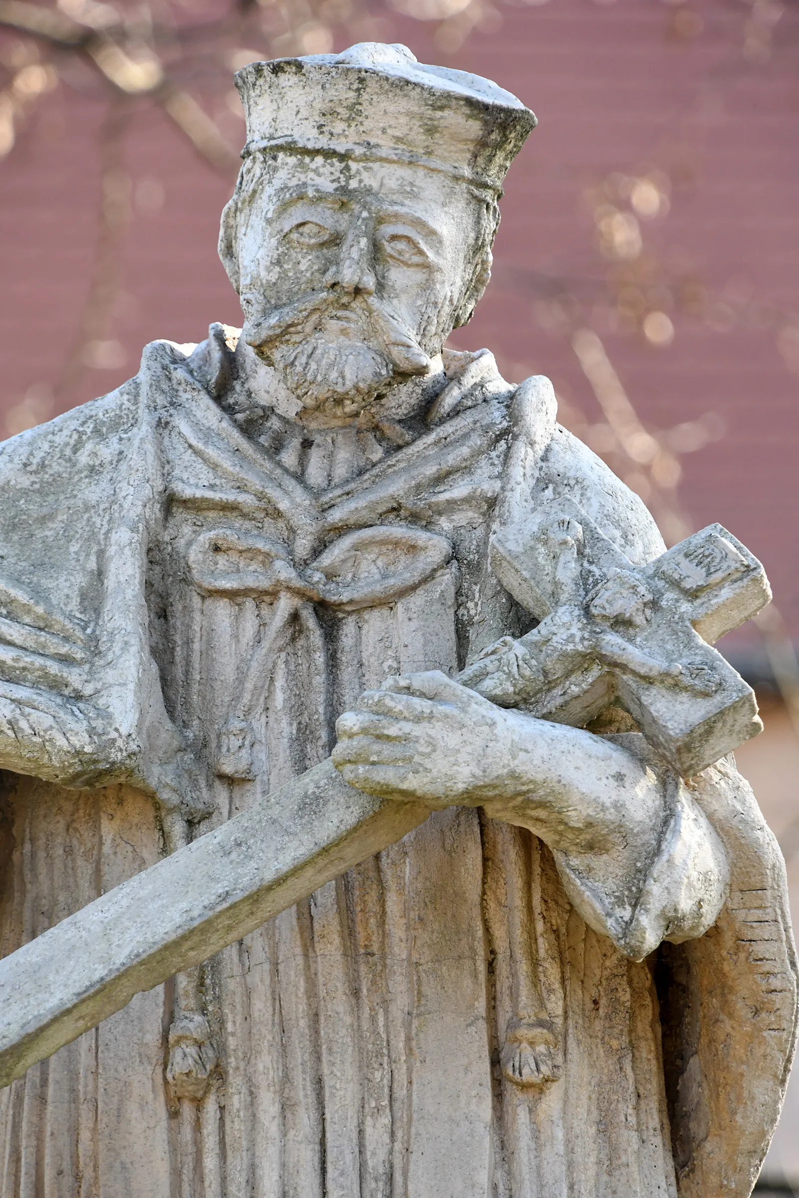 Photo showing: Statue of Saint John of Nepomuk in Mélykút