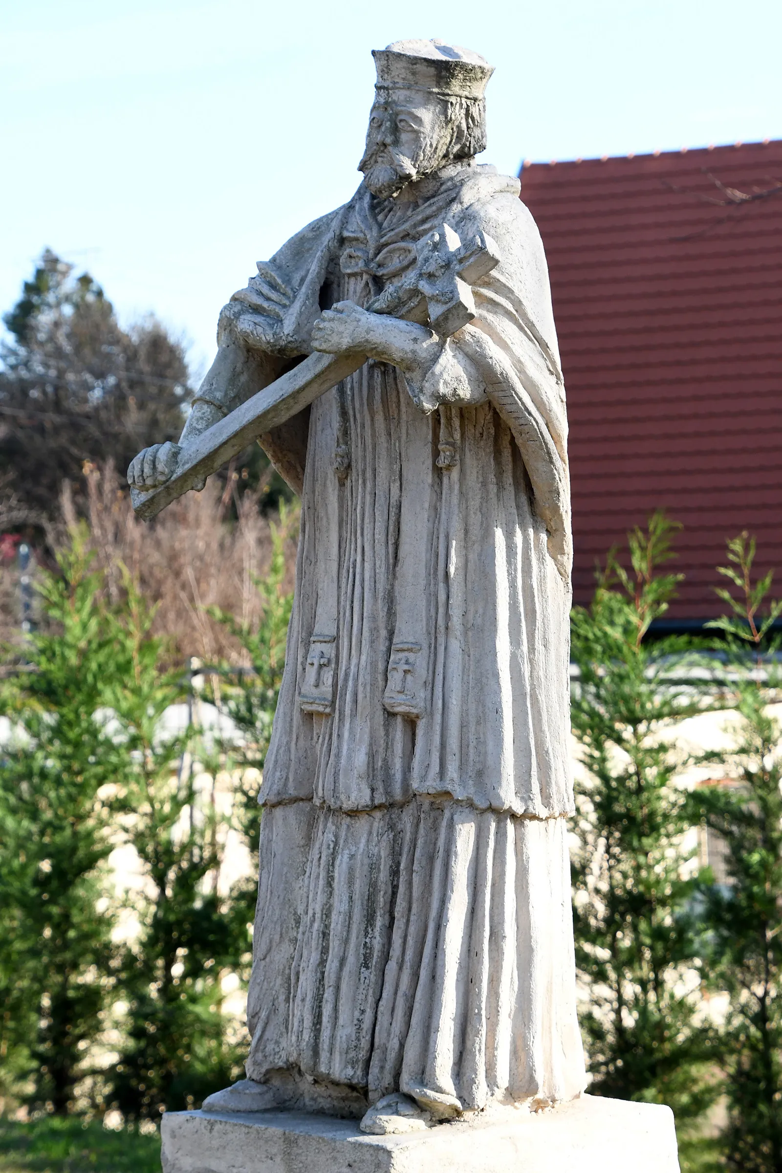 Photo showing: Statue of Saint John of Nepomuk in Mélykút