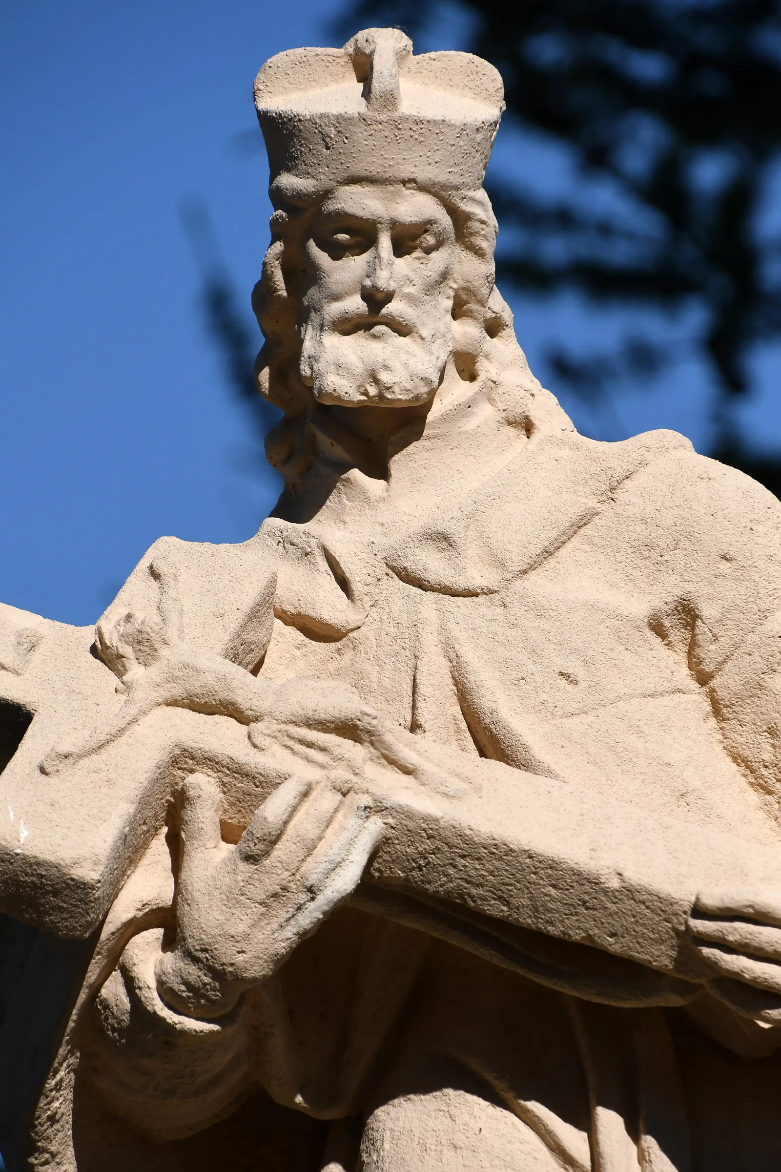 Photo showing: Statue of Saint John of Nepomuk in Sükösd, Hungary