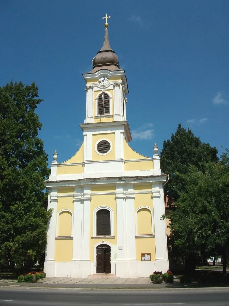 Photo showing: Roman Catholic church in Szarvas, Hungary