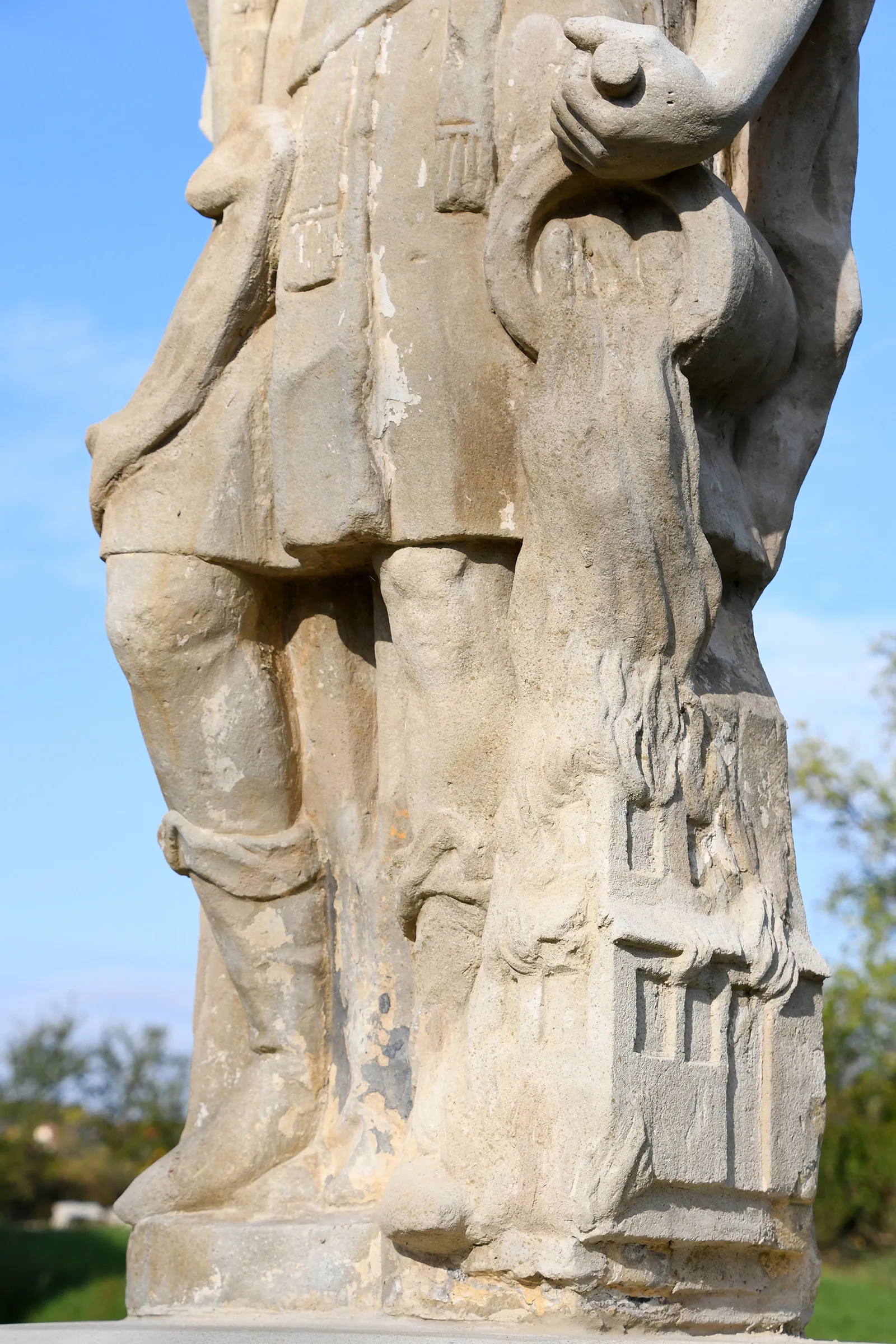 Photo showing: Statue of Saint Florian (Karád)