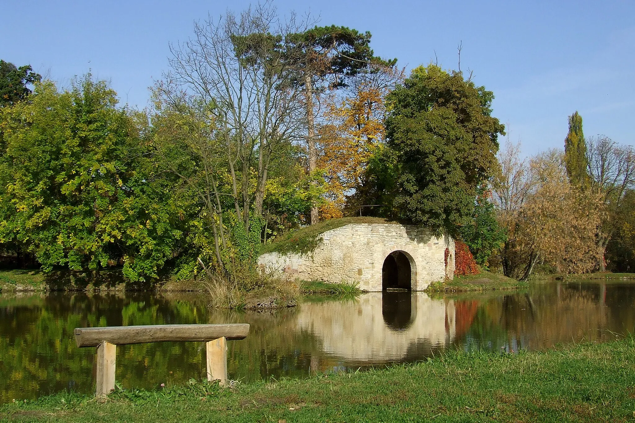 Photo showing: Pellérd, Halastó