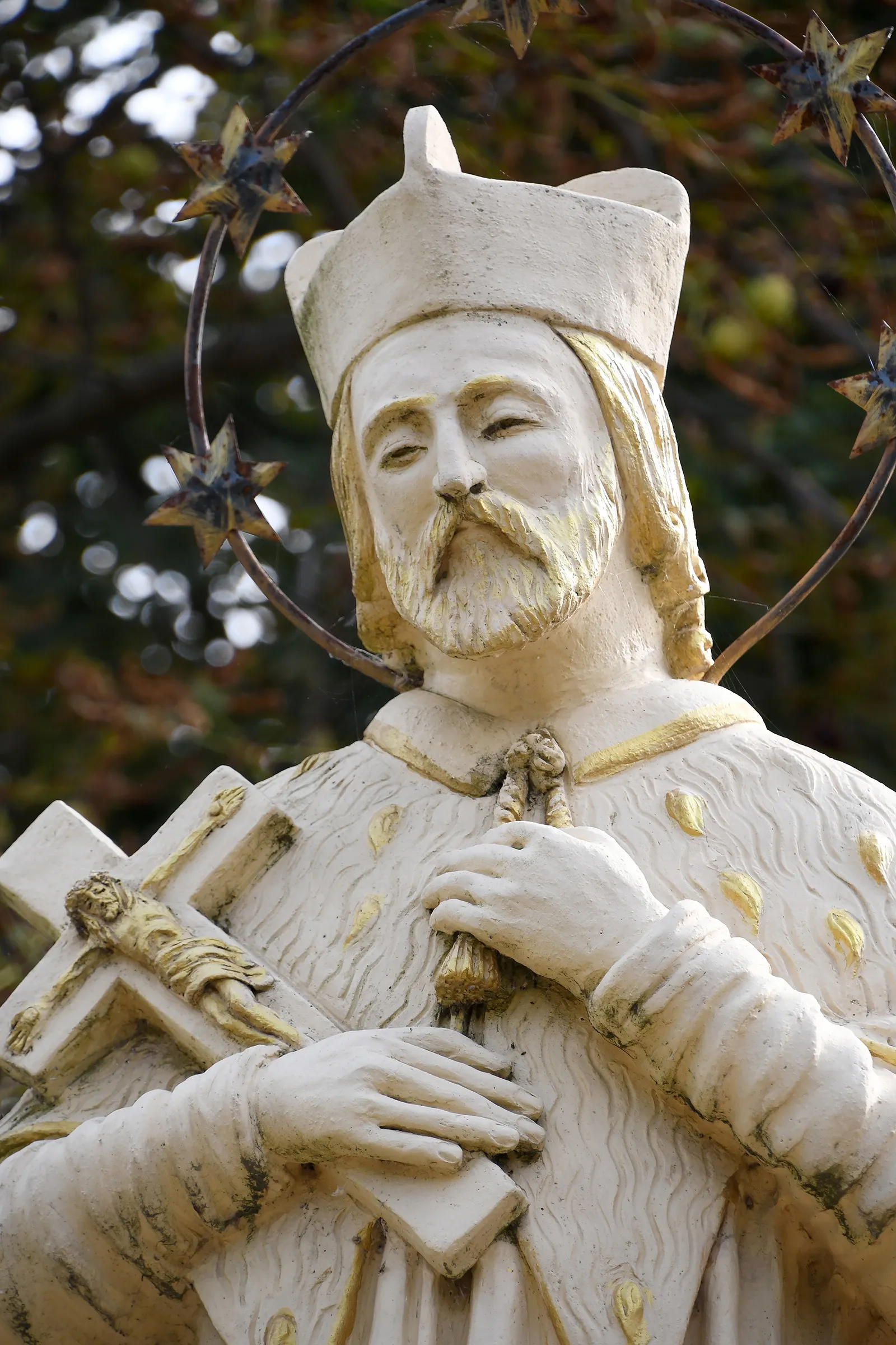 Photo showing: Statue of John of Nepomuk (Jászdózsa)