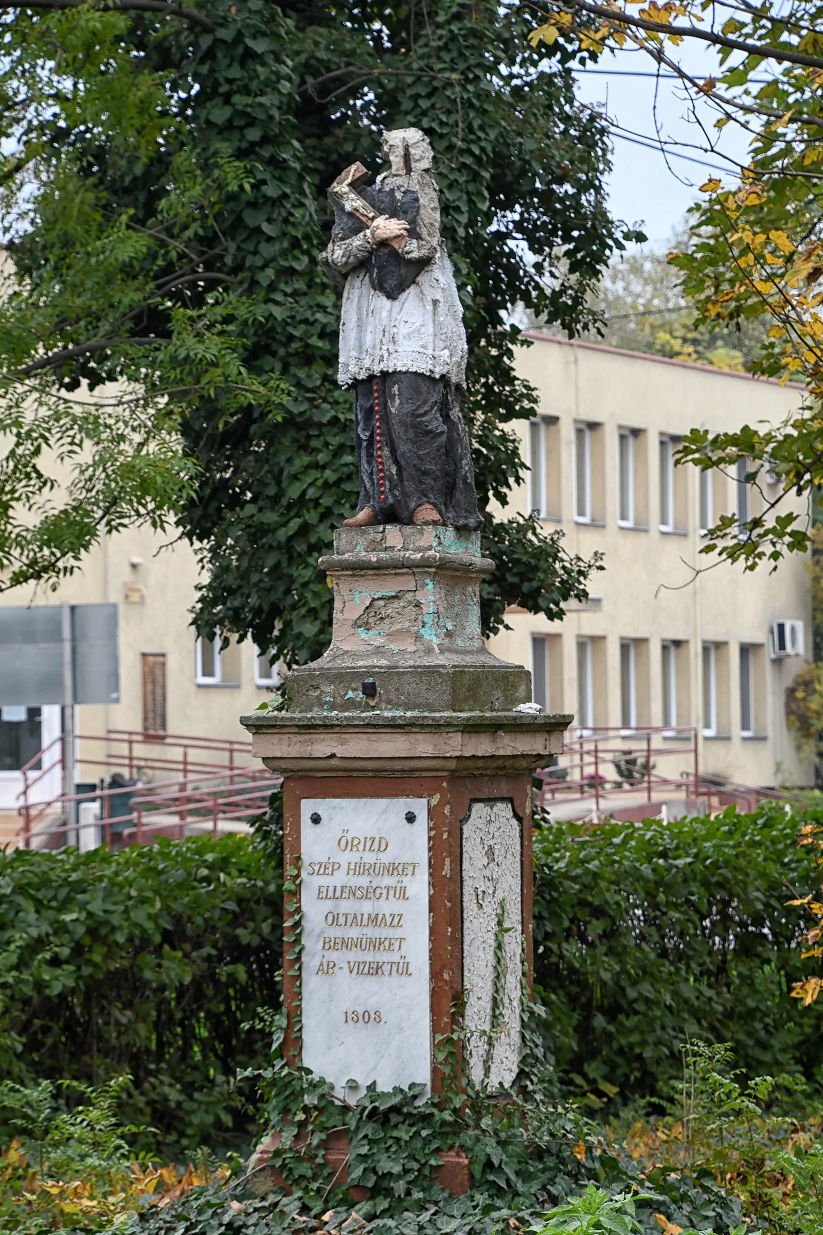 Photo showing: Statue of John of Nepomuk (Jászladány)