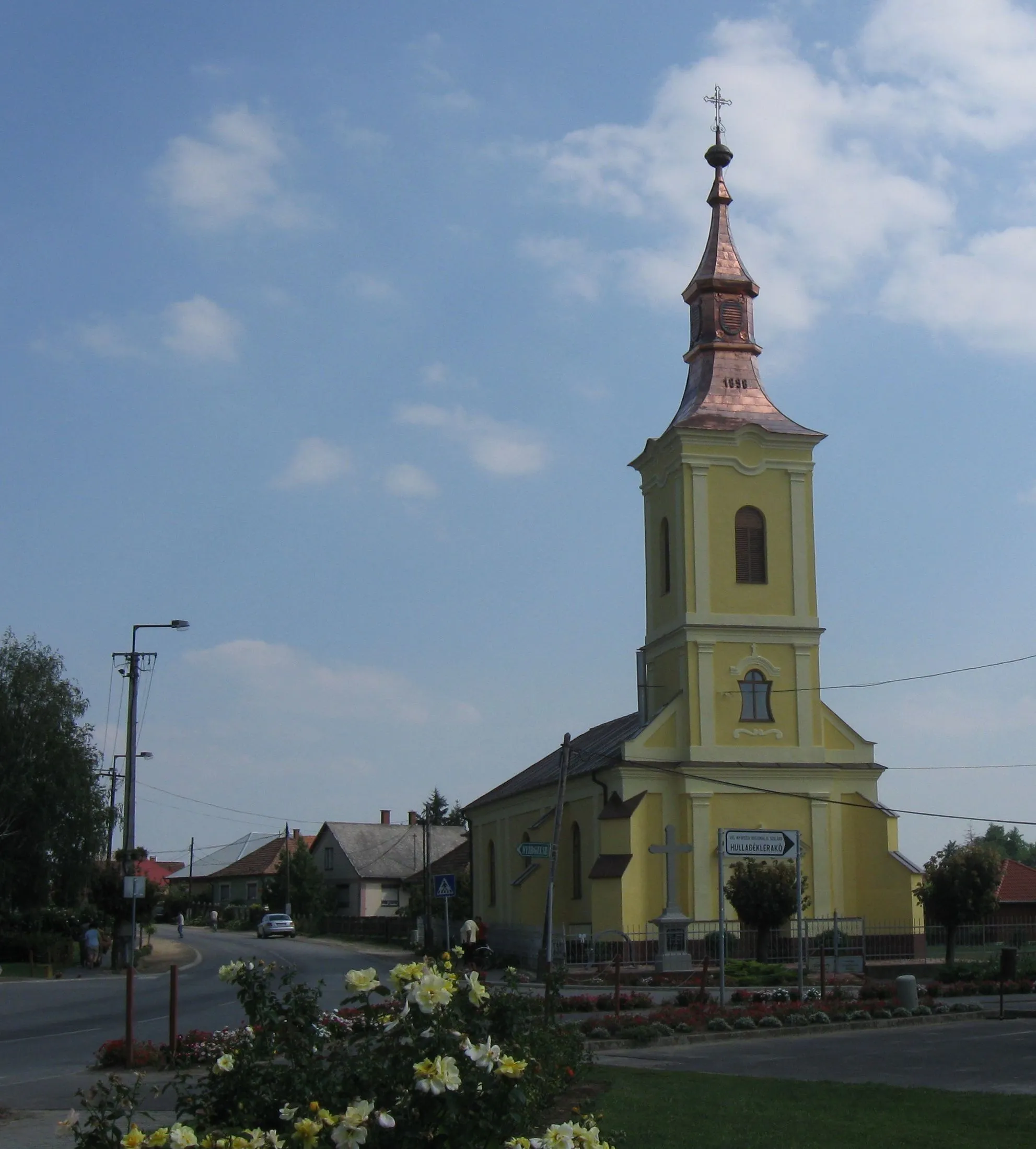Photo showing: Greek catholic church in Szakoly, Hungary