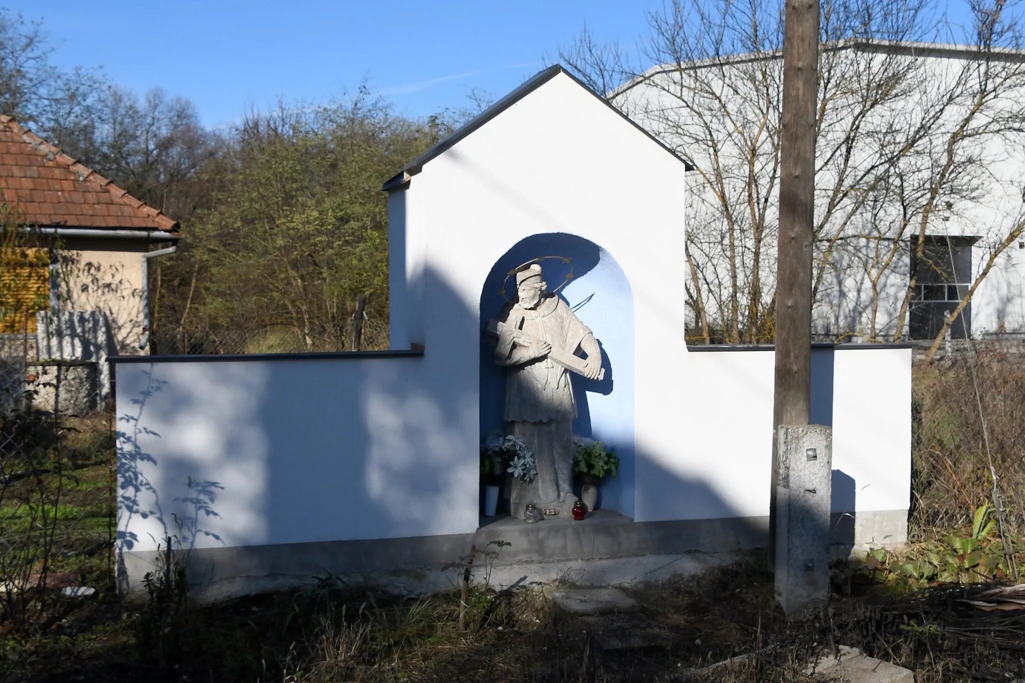 Photo showing: Statue of Saint John of Nepomuk in Ostoros