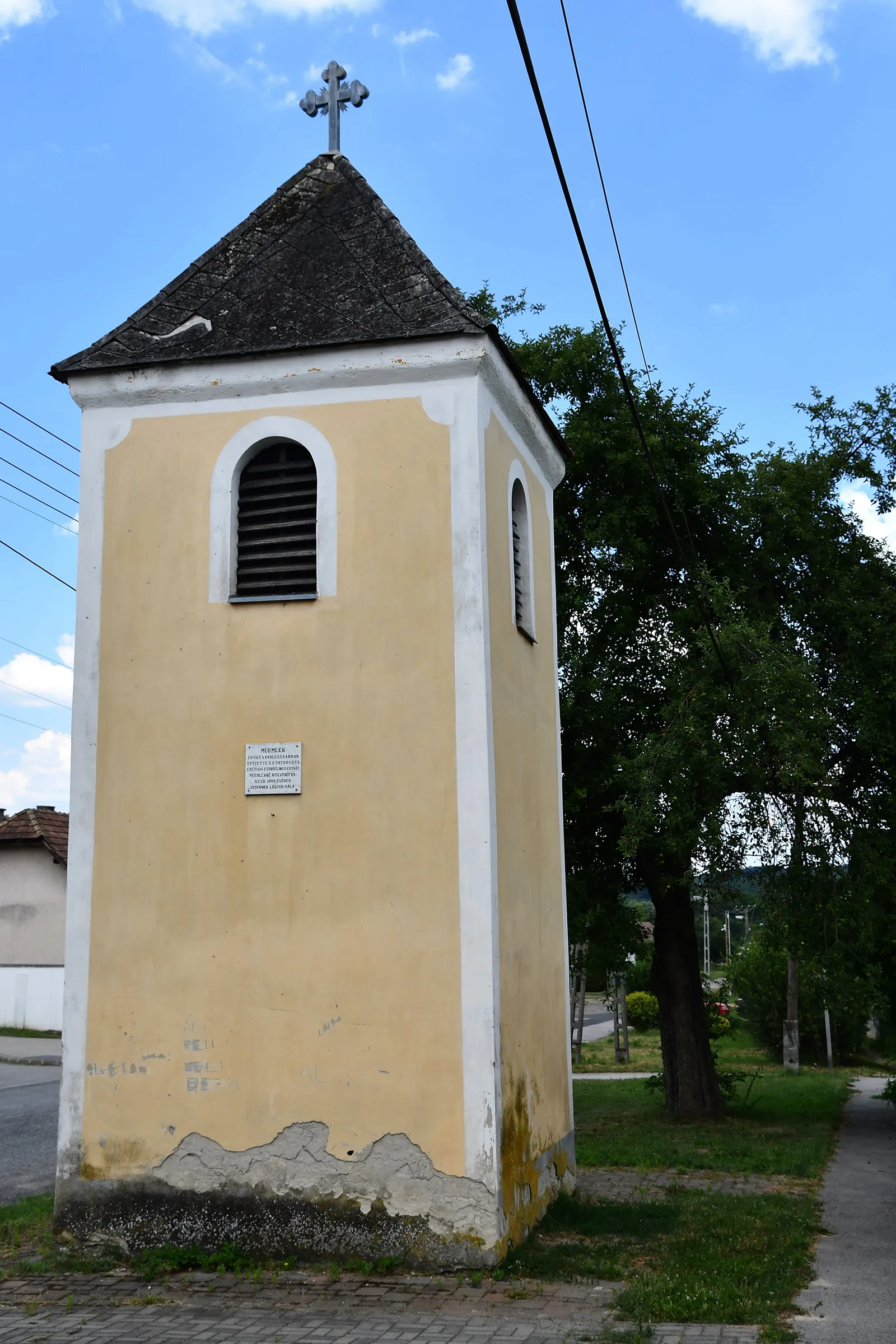 Photo showing: Lutheran belltower in Rétság, Hungary