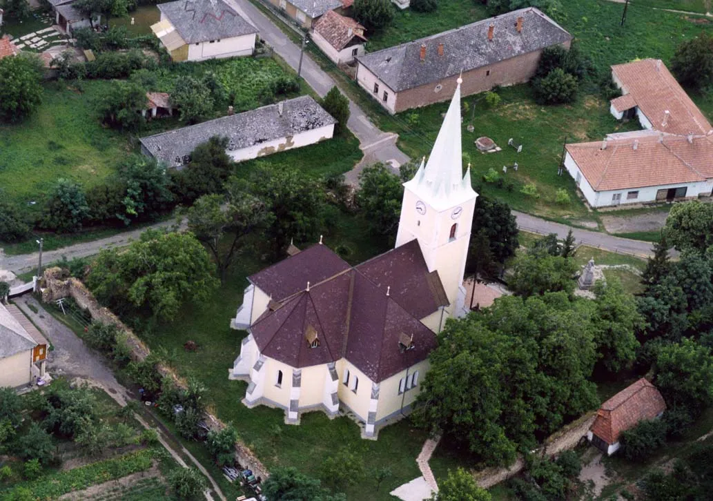 Photo showing: Szikszó, Hungary, aerial photography