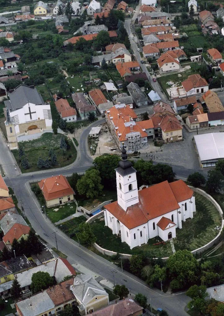 Photo showing: Szikszó, Hungary, aerial photography