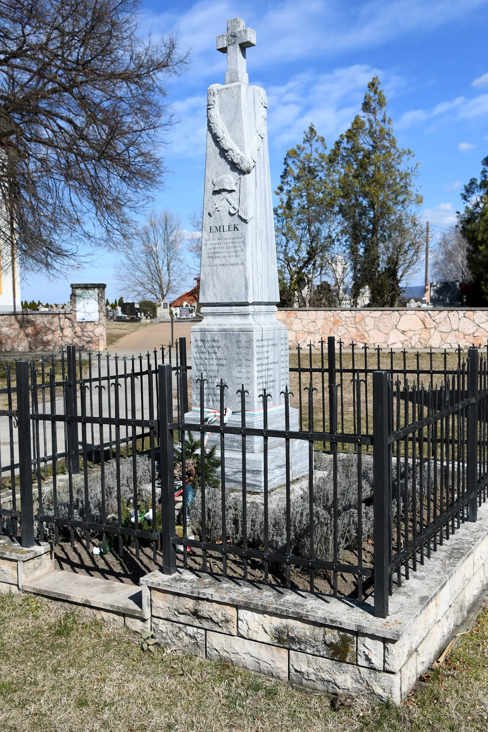 Photo showing: World War I Memorial in Kecskéd, Hungary