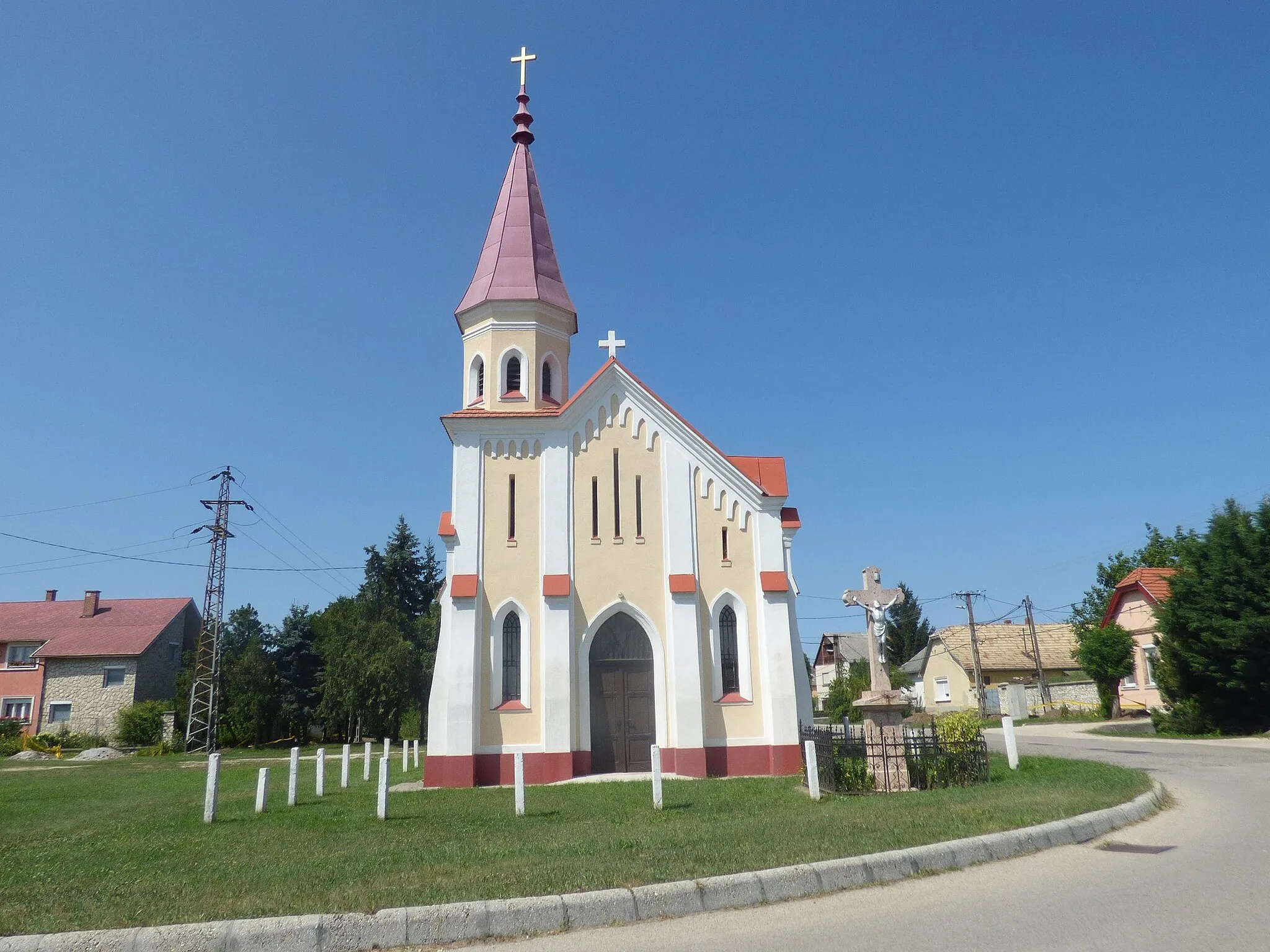 Photo showing: A móri Szent Rókus-kápolna a város központjának északi részén