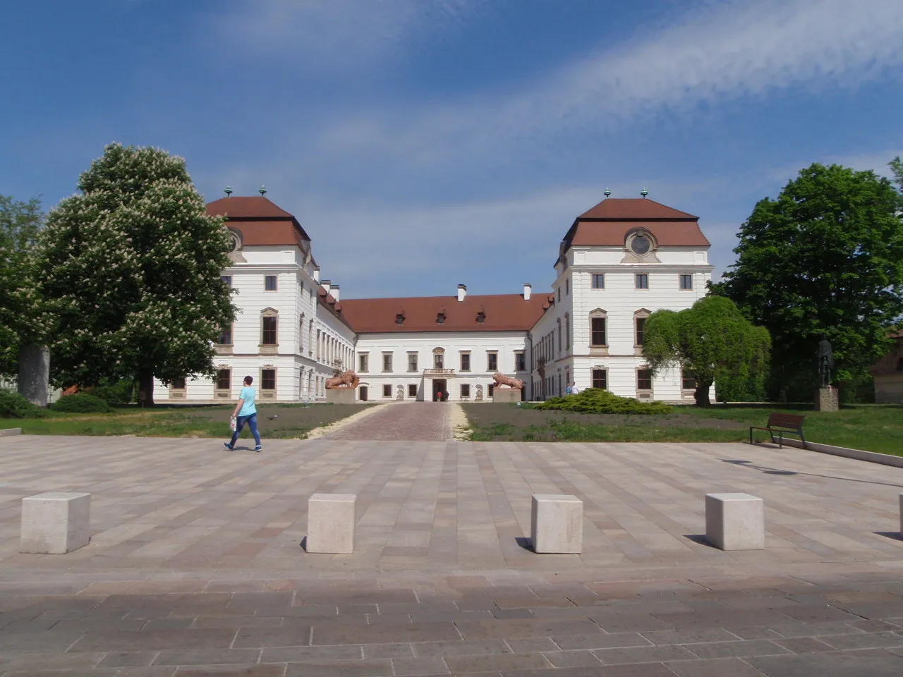 Photo showing: Esterházy-kastély Pápa a Fő térről
