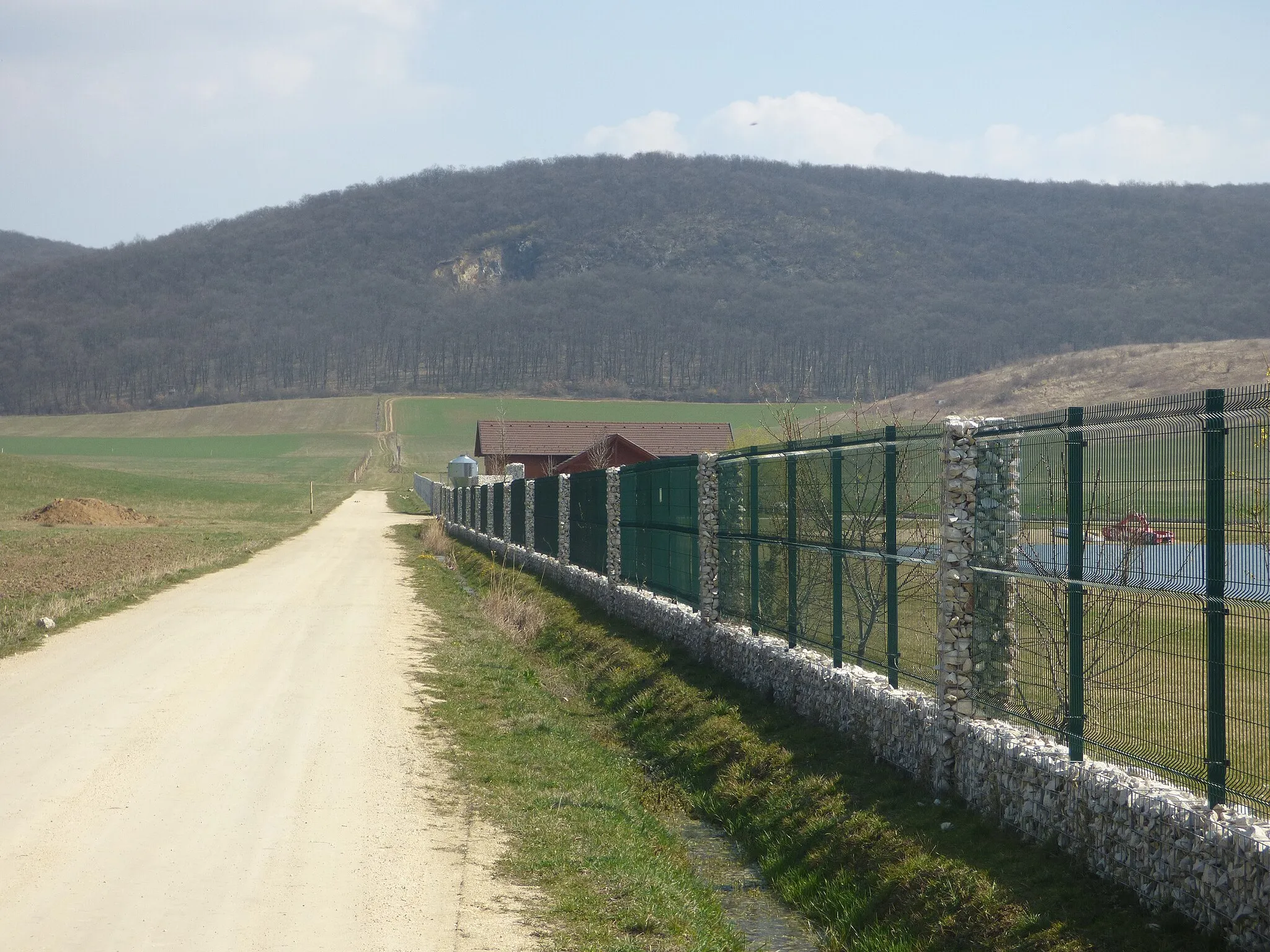 Photo showing: A Fésű-hegy Piliscsév felől